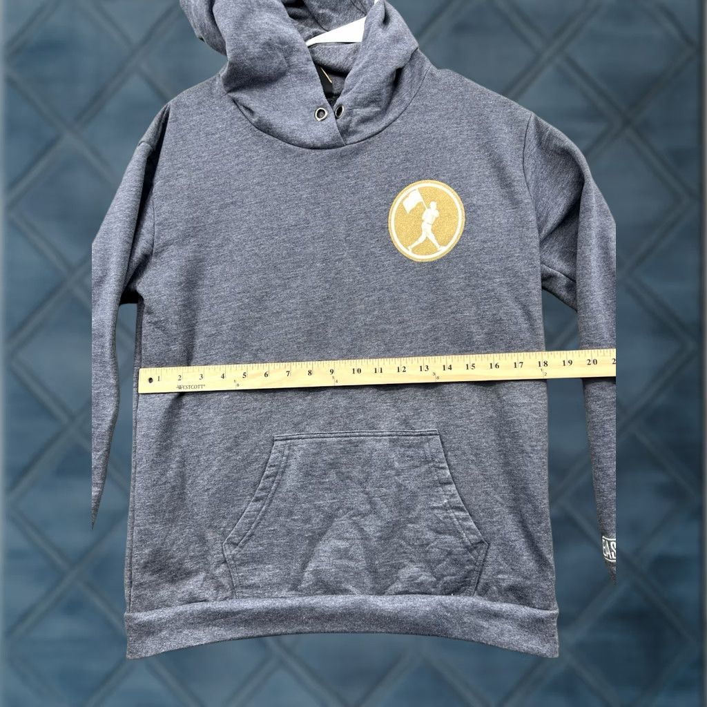 MLB Baseballism Women's MLB Style Pullover Hoodie Crew Neck Size M Blue Embroidered Logo Mom Quote Sports Baseball Hoodie Women Adults Size M / US 6-8 / IT 42-44 - 1 Thumbnail