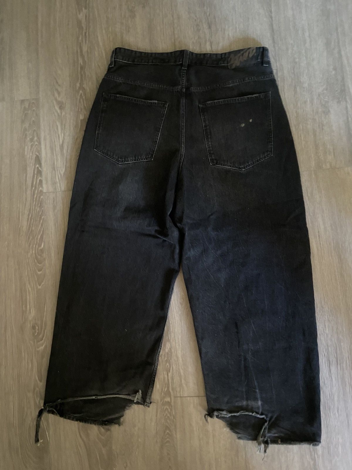 Pull & Bear Baggy Black Denim Jeans Jnco Pull and Bear Baggy Size US 36 / EU 52 - 3 Thumbnail