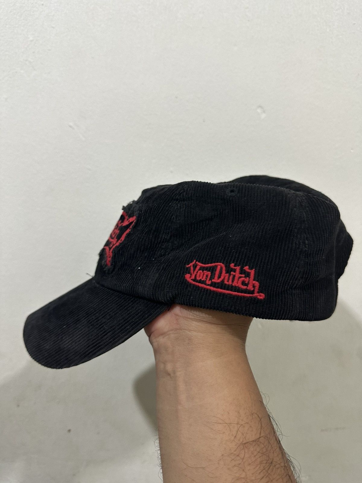 Von Dutch VTG Distress Corduroy Von Dutch Hat Size ONE SIZE - 3 Thumbnail