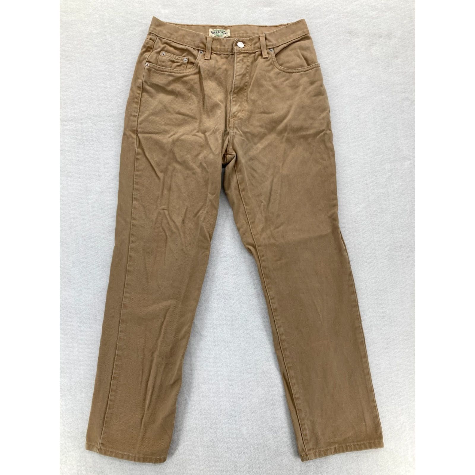 Guess VINTAGE GUESS Jeans Mens 32 30x30 Straight Leg Brown Denim 5-Pocket Logo 90s Size US 32 / EU 48 - 2 Thumbnail