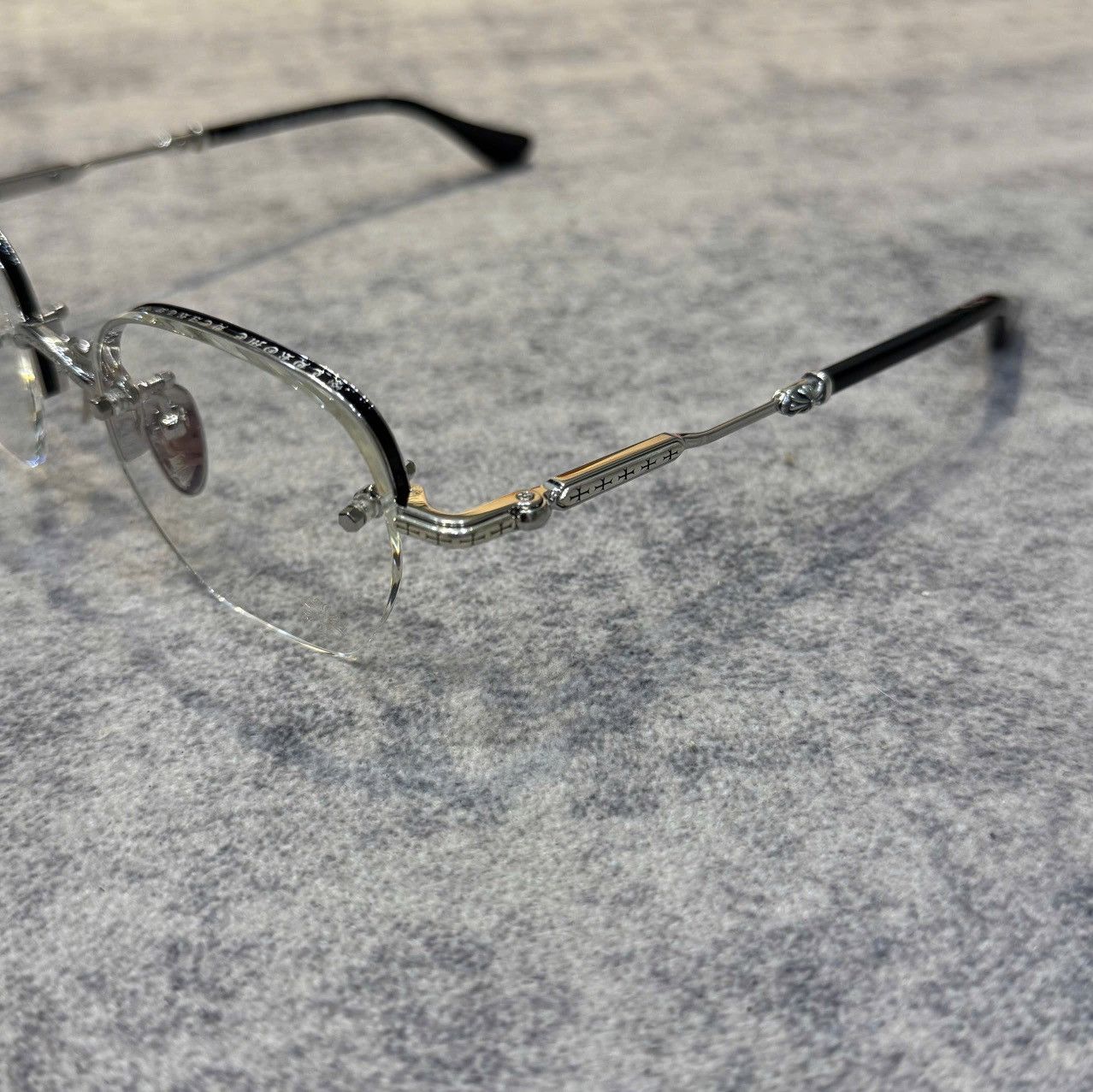 Chrome Hearts CHROME HEARTS FROSTED Brushed Silver/Black Size ONE SIZE - 2 Thumbnail