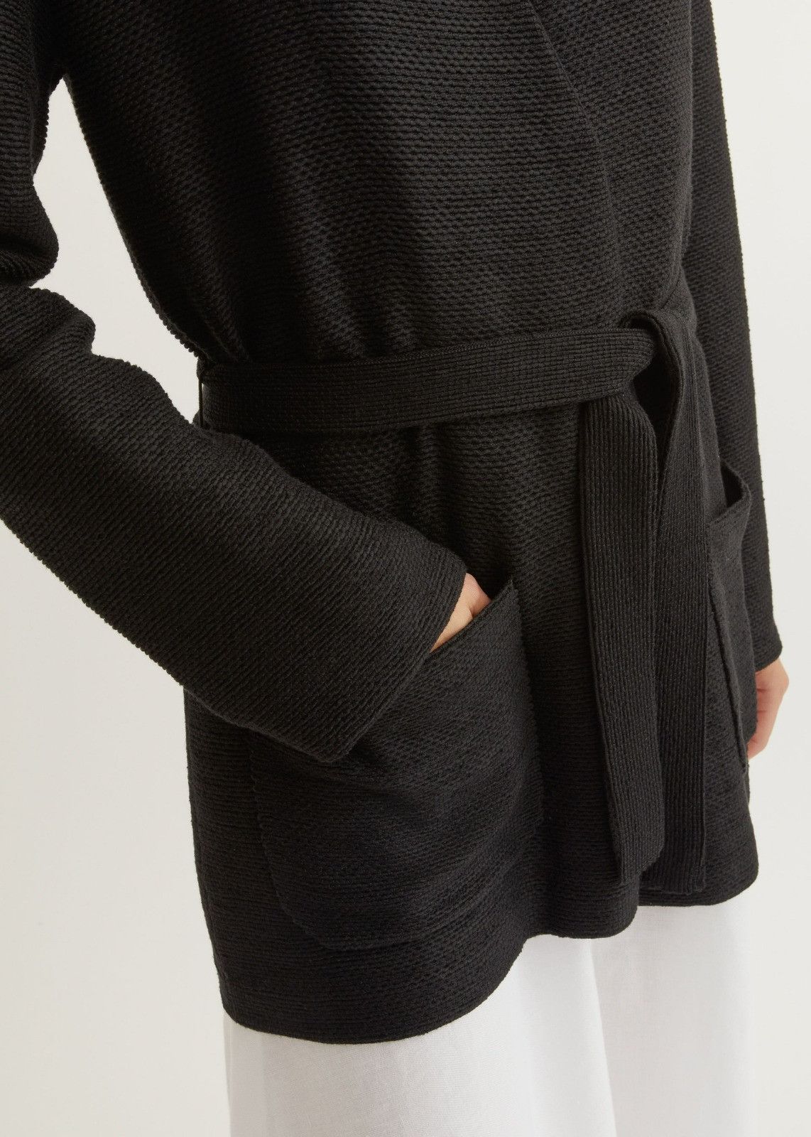 Loro Piana o1srvl11e0424 Coat in Black Size S / US 4 / IT 40 - 4 Thumbnail