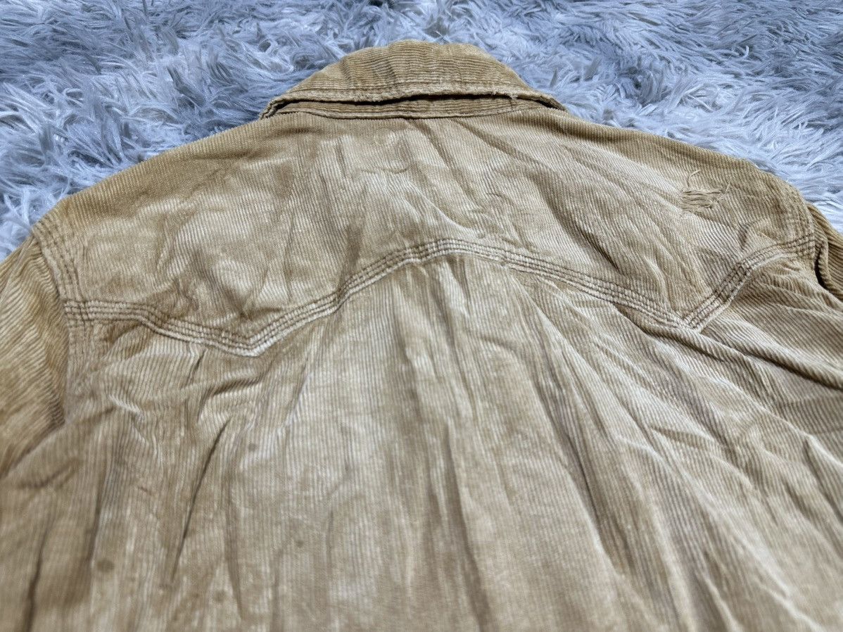 GOA 🔥Y2K Archived Goa Distressed Corduroy Western Shirt Size US M / EU 48-50 / 2 - 7 Thumbnail