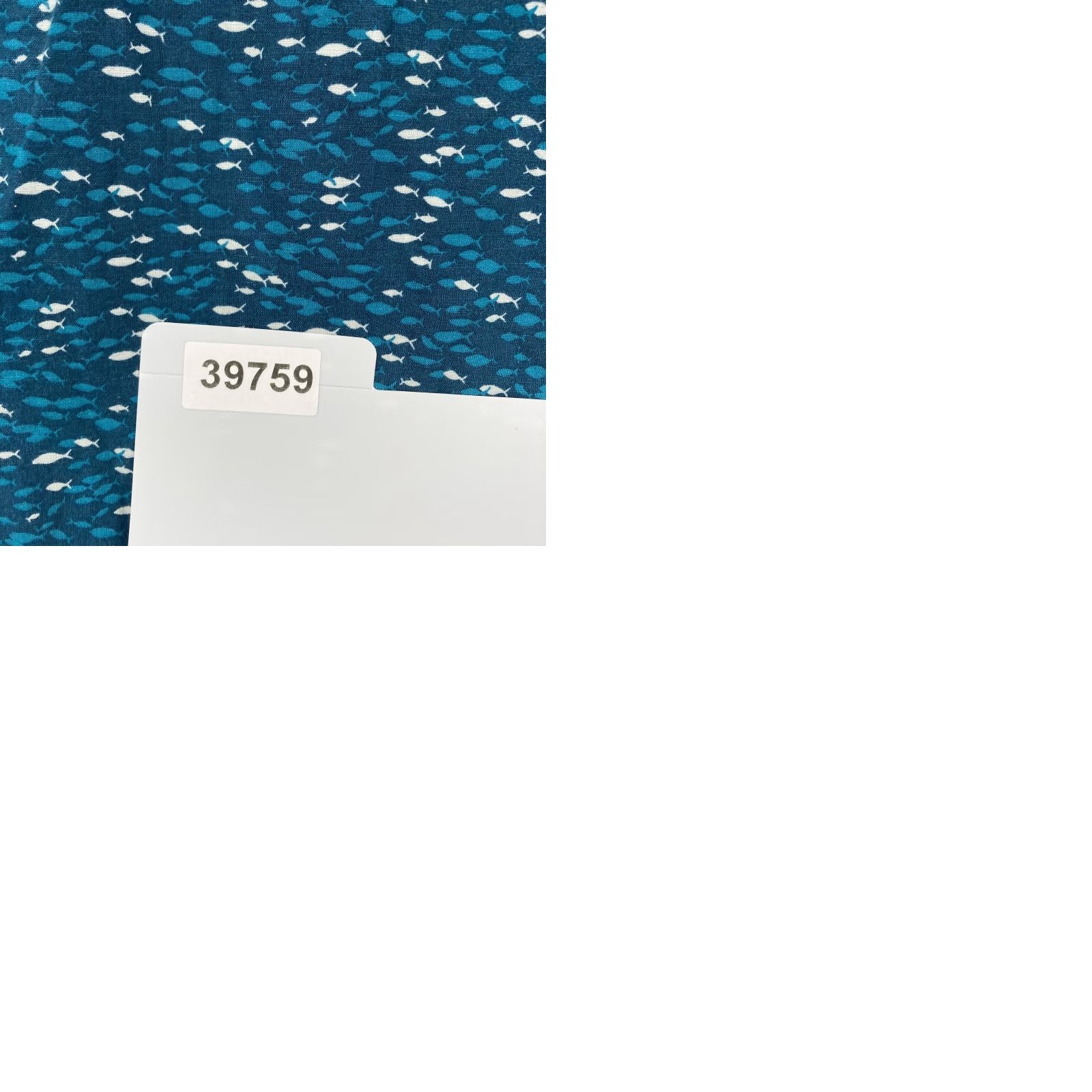 Banana Republic Banana Republic Shirt Mens Large Blue Fish Pattern Linen Short Sleeve Slim Fit Size US L / EU 52-54 / 3 - 9 Thumbnail