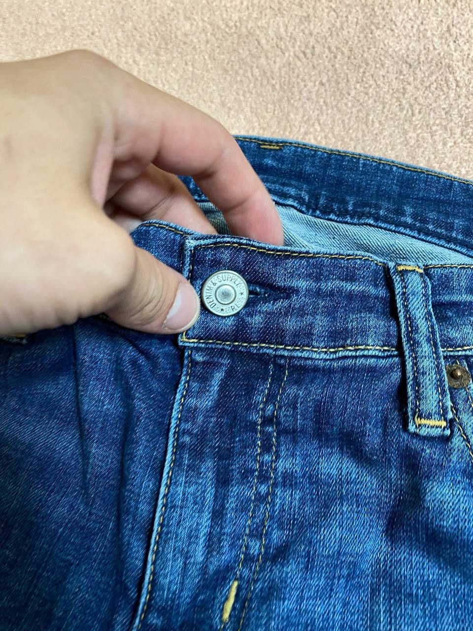 Polo Ralph Lauren × Vintage Vintage POLO RALPH LAUREN Jeans Washed Denim Pants Size 29" - 5 Thumbnail