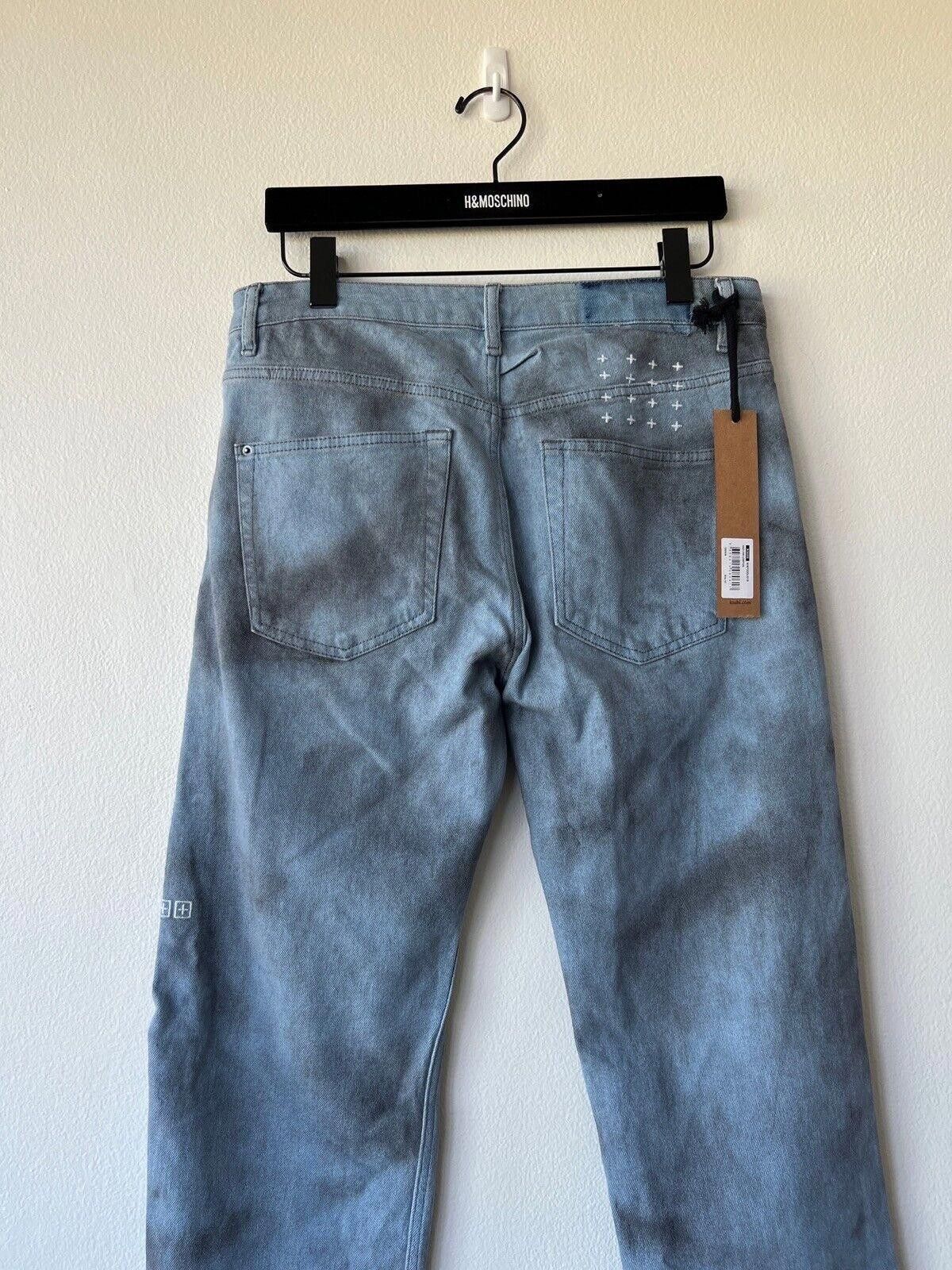 Ksubi new Ksubi mens denim jean hazlow 32 blue low tide dyed Size US 32 / EU 48 - 6 Thumbnail