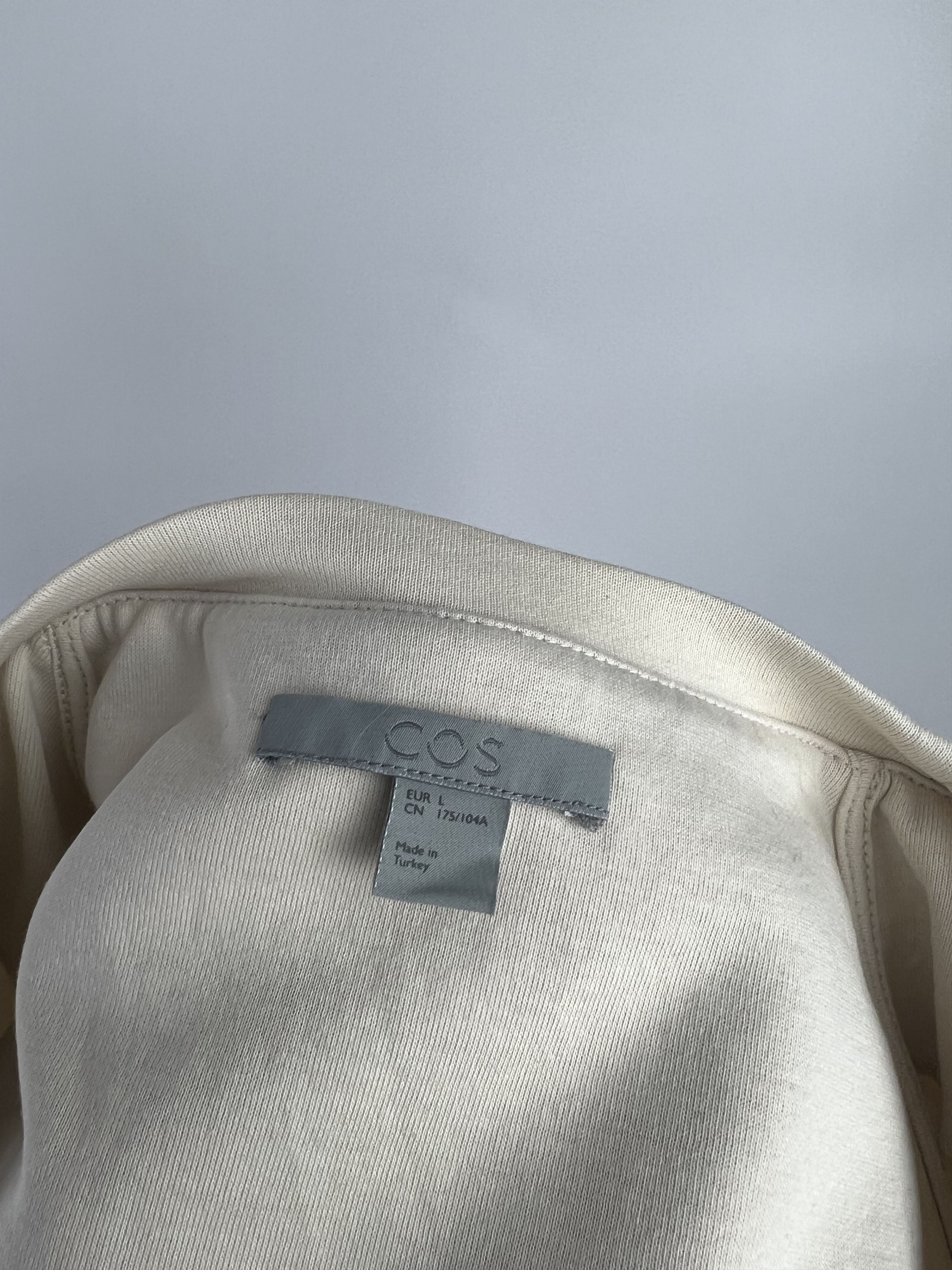 Cos COS Ivory Poncho Size L Size L / US 10 / IT 46 - 7 Thumbnail