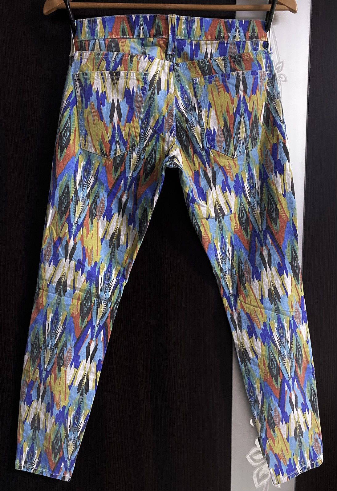 Current/Elliot Current/Elliott Full Printed Multicolour Arrow Stretch Jeans Size 25" / US 0 / IT 36 - 4 Thumbnail