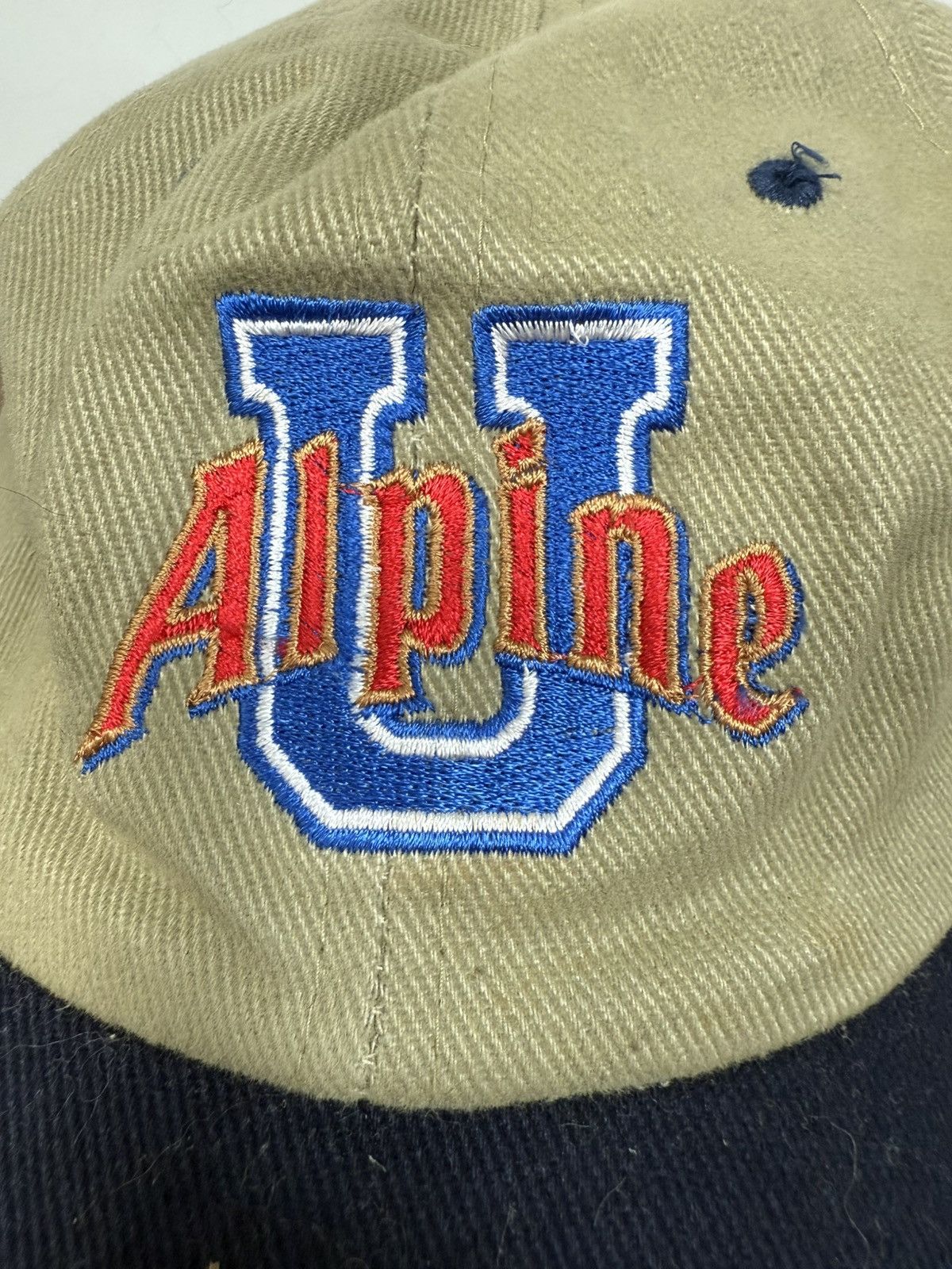 Vintage Vintage Alpine University Hat Size ONE SIZE - 3 Thumbnail