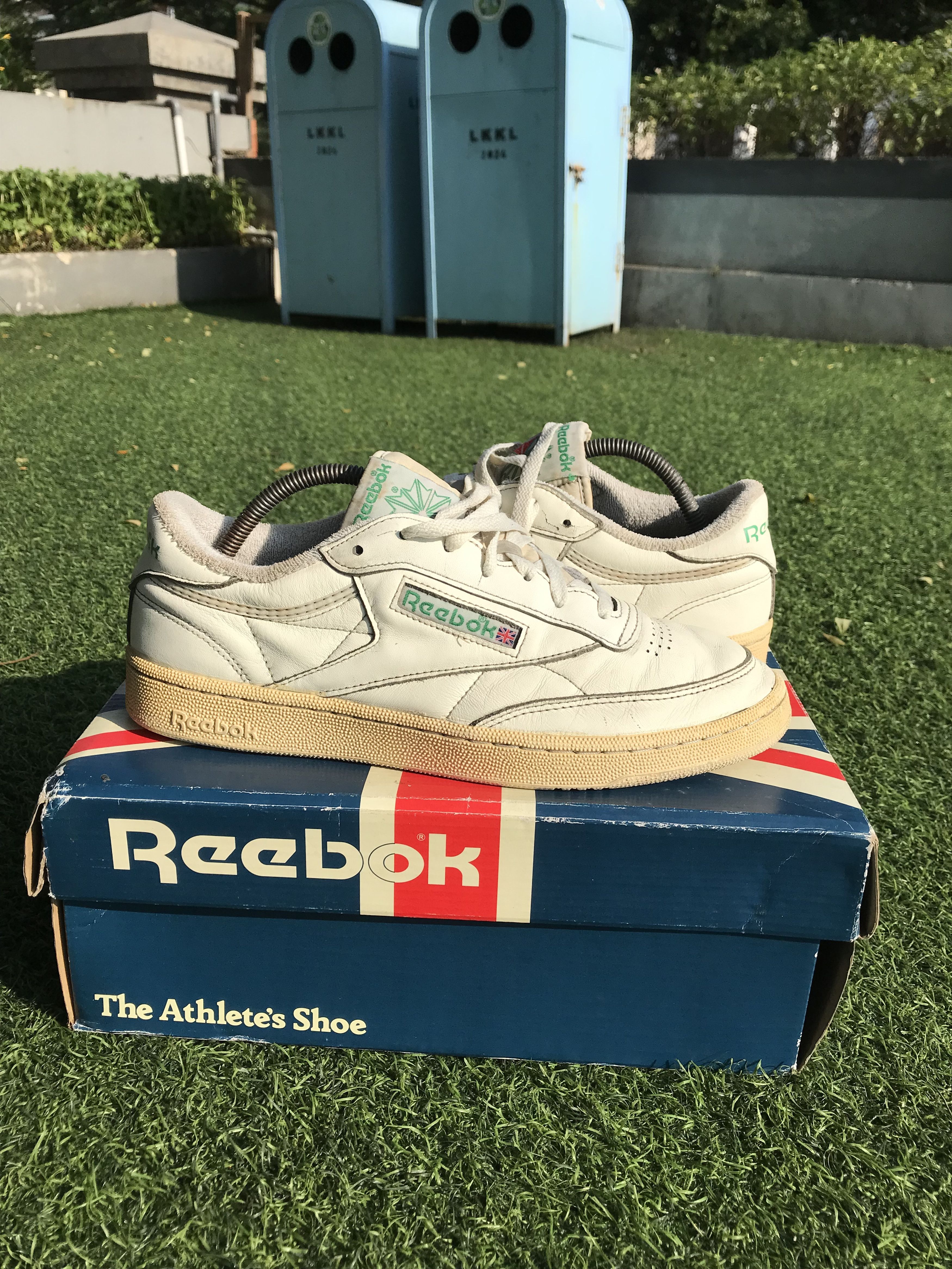 Reebok Vintage Reebok C85 TV Reebok Club C 85 TV Intense Vintage Size US 11 / EU 44 - 13 Thumbnail