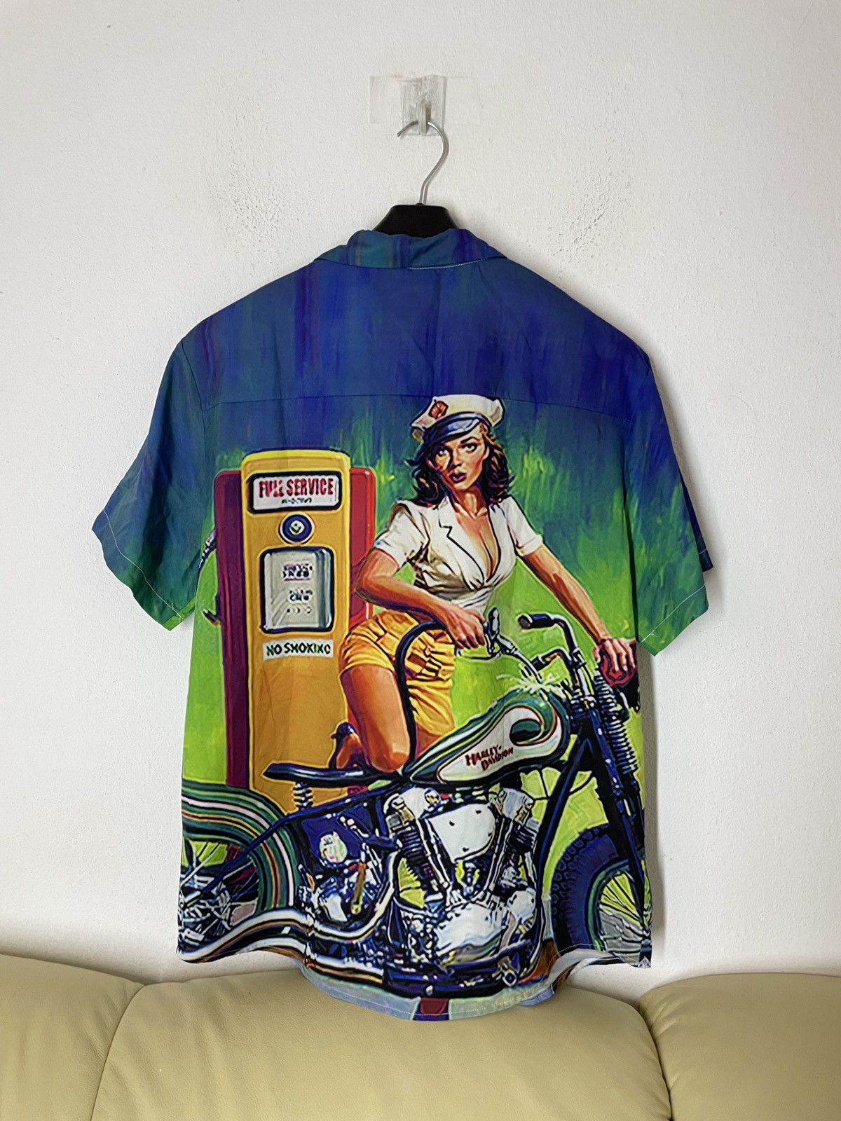 Harley Davidson Vintage Harley Davidson Shirt All over printed Size US L / EU 52-54 / 3 - 10 Thumbnail