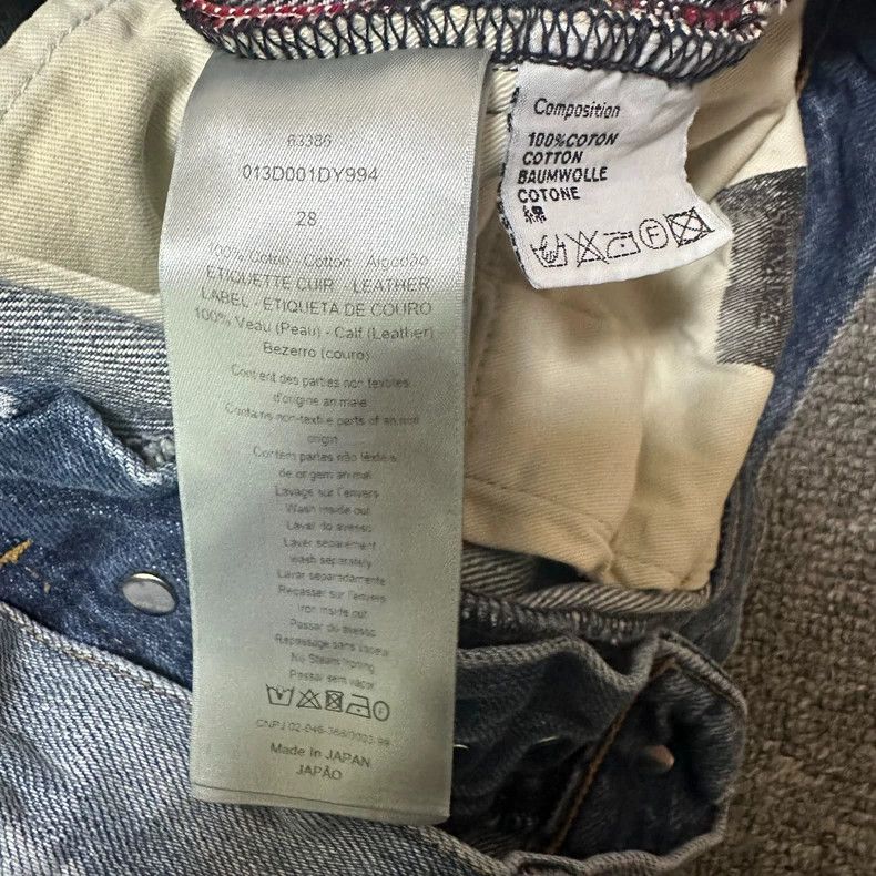 Dior Dior Leather jeans with washed blue back Size 28" / US 6 / IT 42 - 5 Thumbnail
