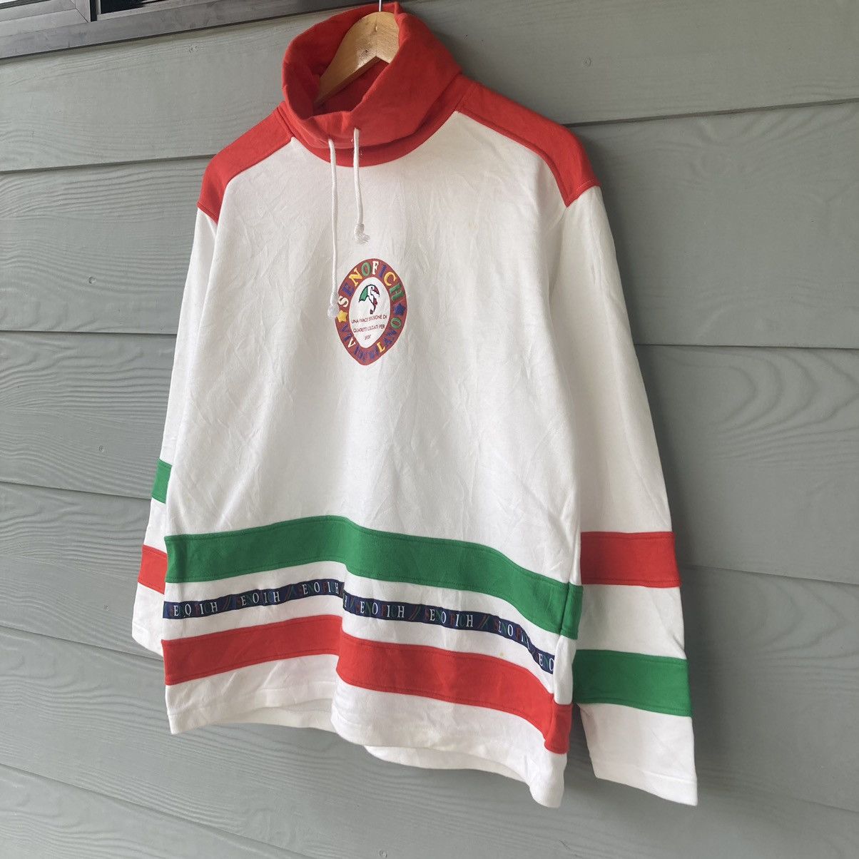 Vintage Vintage 90s Seno Fich Vivido Milano Jumper Size US M / EU 48-50 / 2 - 3 Thumbnail