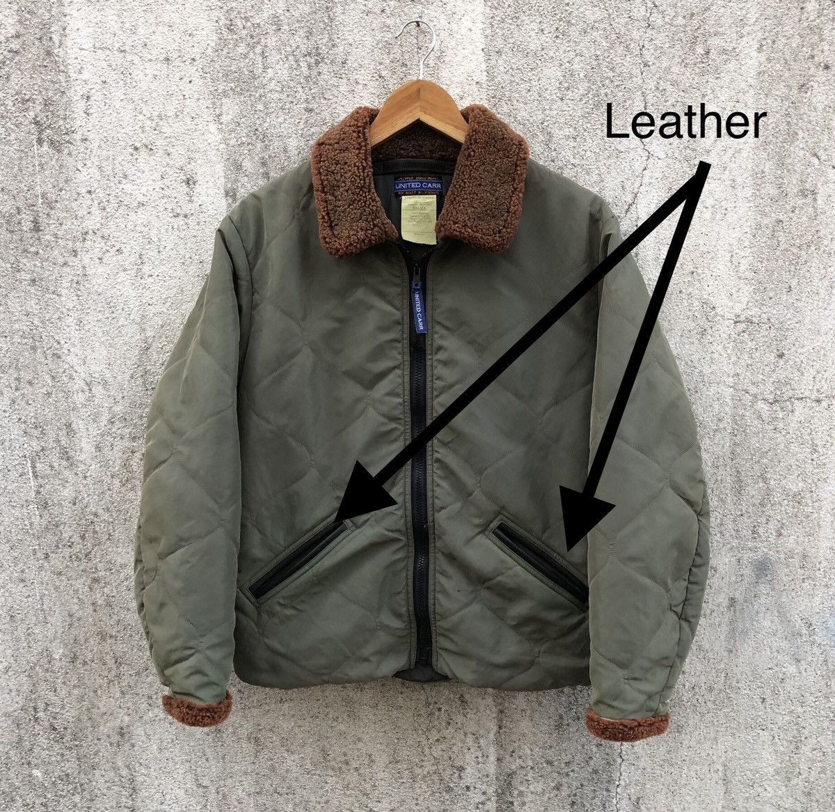 Buzz Rickson's Vintage UNITED CARR by Buzz Rickson's Quilted Bomber Jacket Size US S / EU 44-46 / 1 - 7 Thumbnail