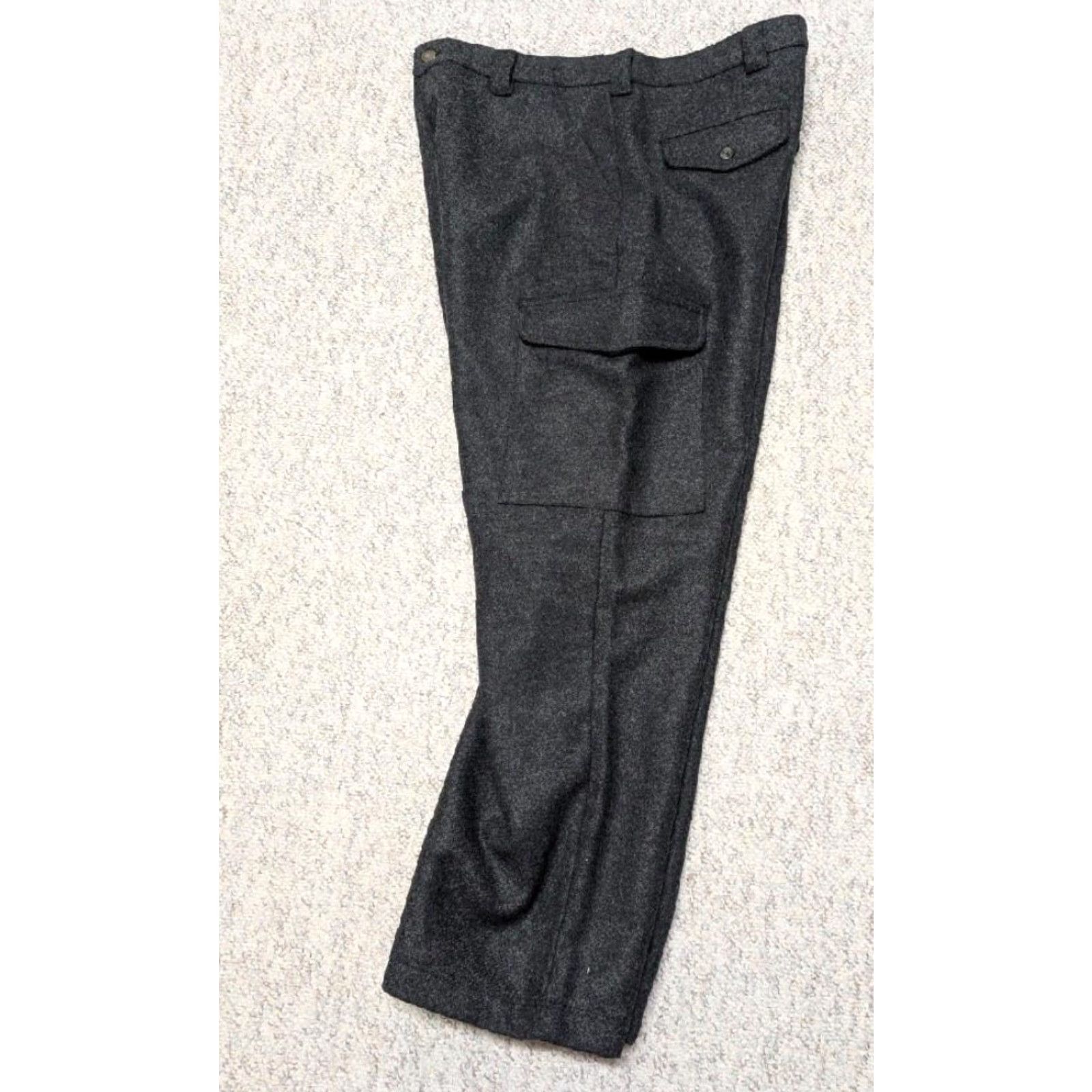 Vintage VINTAGE Cabela's dry-plus Wool hunting pants 40x34 gray Cargo Pants Mens Wool 40x34 Size US 40 / EU 56 - 5 Thumbnail