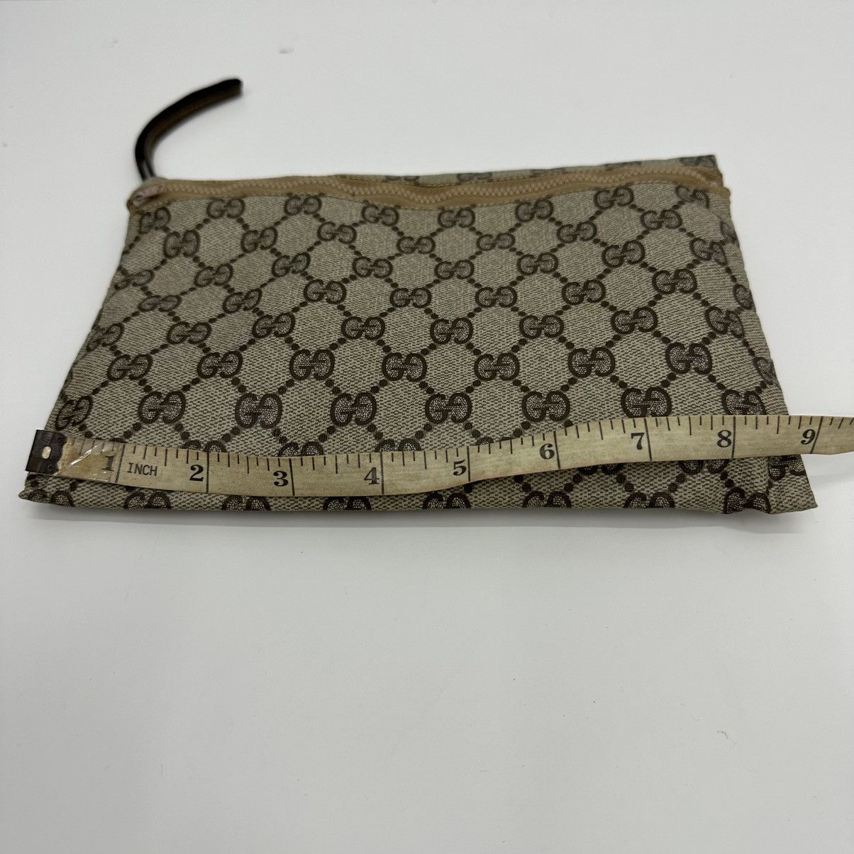 Vintage ‼️YES‼️ AUTHENTIC GUCCI GG. MONOGRAM CLUTCH BAG Size ONE SIZE - 9 Thumbnail