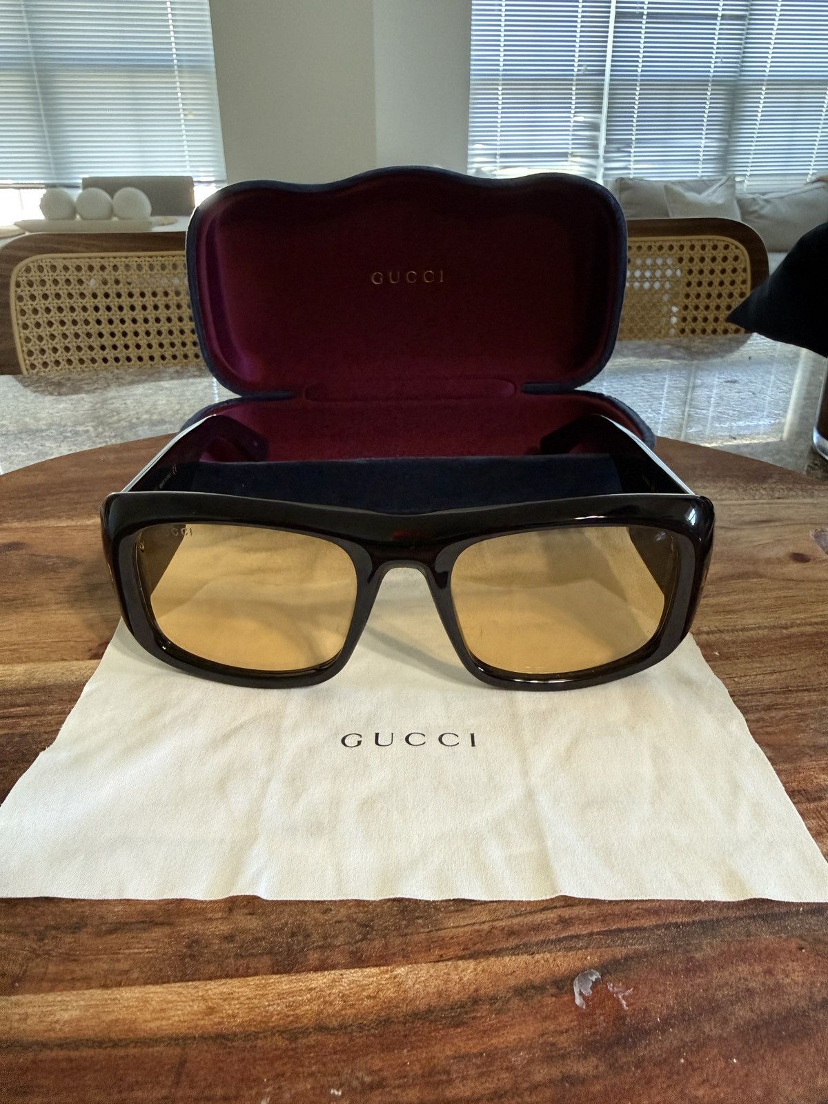 Gucci Gucci GG1215S 004 Sunglasses Black Frame Size ONE SIZE - 14 Thumbnail