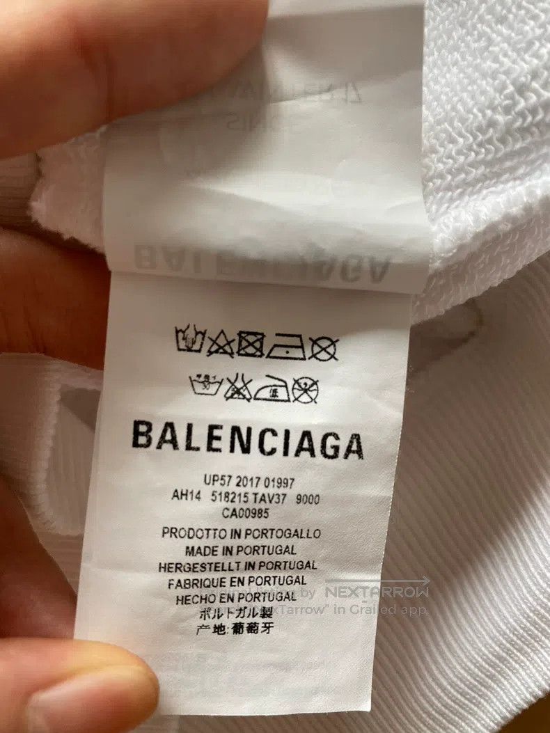 Balenciaga Balenciaga Sweatshirt Back Letter Logo Printed Sweatshirt Size US XS / EU 42 / 0 - 3 Thumbnail