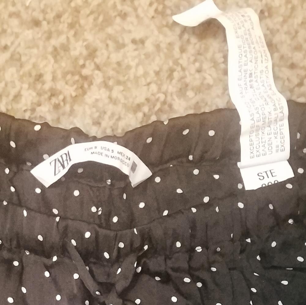 Zara Zara Chic Black and White Patterned Pants Size Small Size 28" / US 6 / IT 42 - 3 Thumbnail
