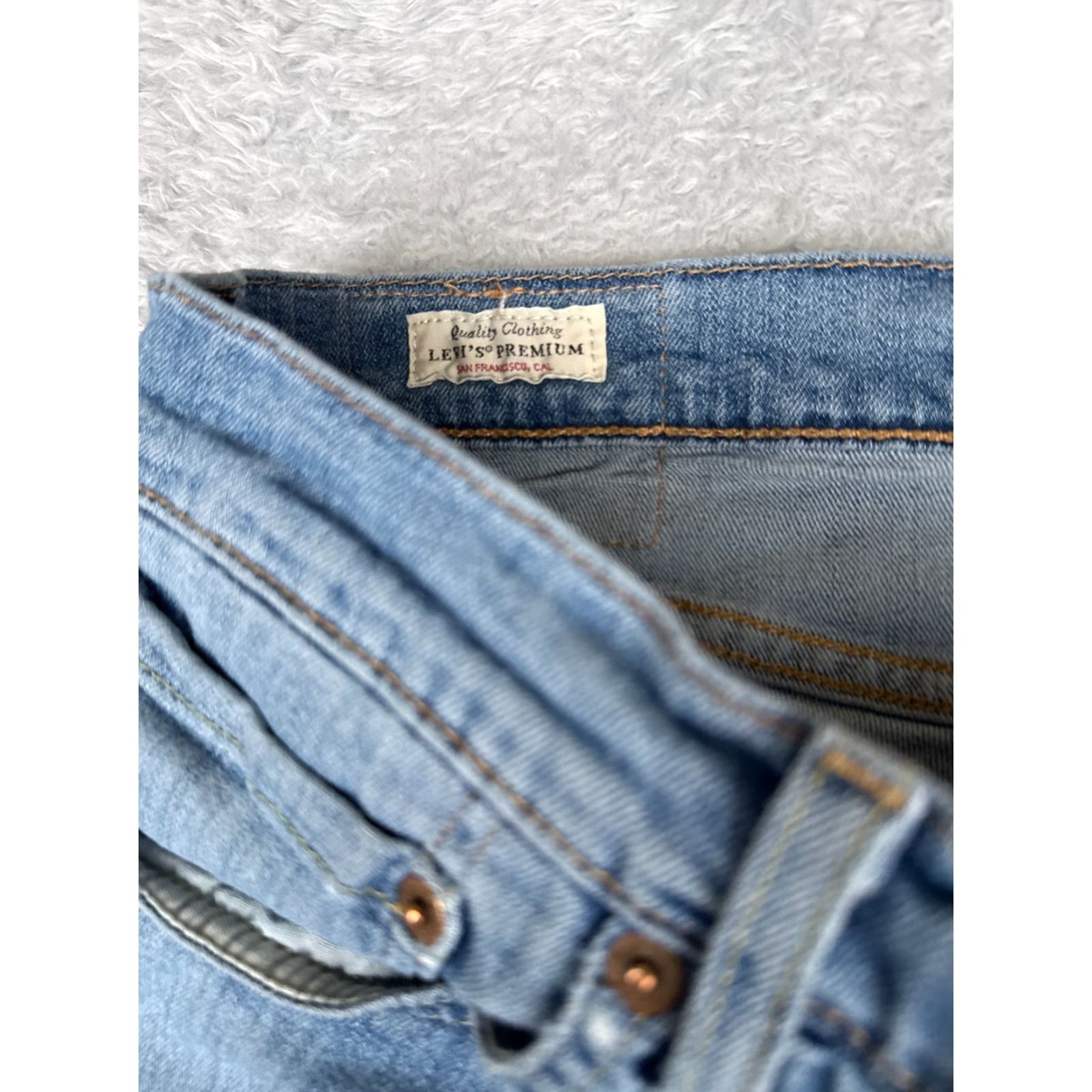 Levi's Levi's Jeans Adult 34 Blue Denim 511 Cotton Blend Regular 5-Pocket Design Vintage No Size US 34 / EU 50 - 6 Thumbnail