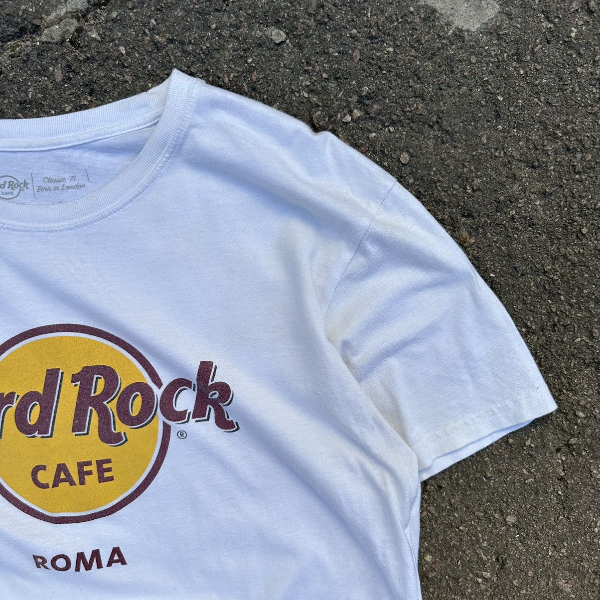 Hard Rock Cafe Vintage Hard Rock Cafe T-shirts Roma 90s Y2K Streetstyle Size US XL / EU 56 / 4 - 4 Thumbnail