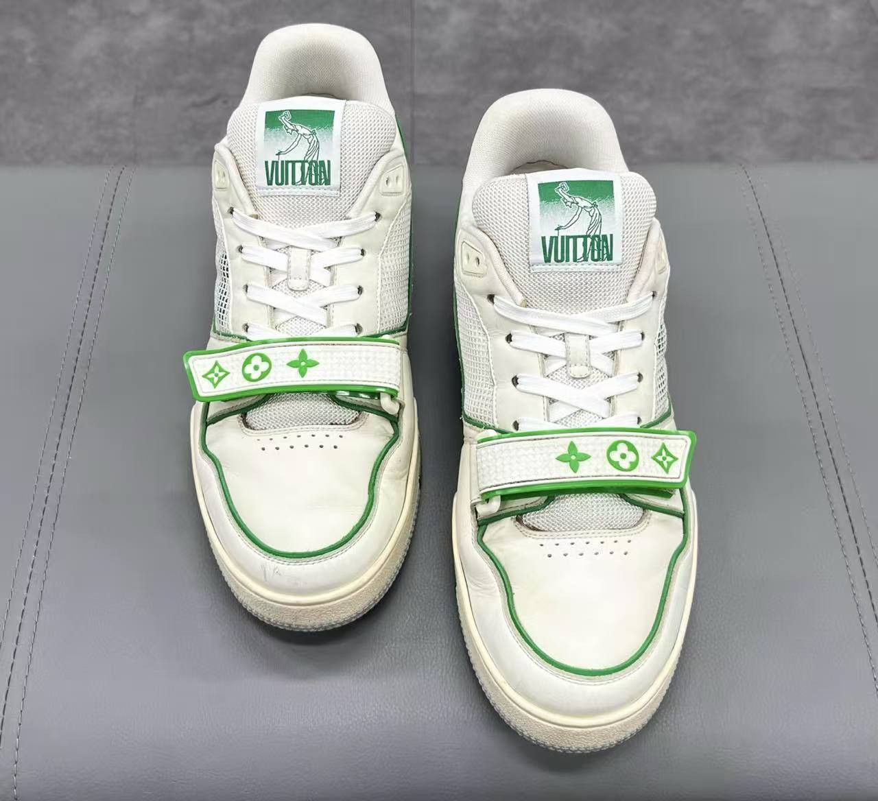 Louis Vuitton Louis Vuitton Training Green Lowtop Sneakers 9 Men Size US 9 / EU 42 - 3 Thumbnail