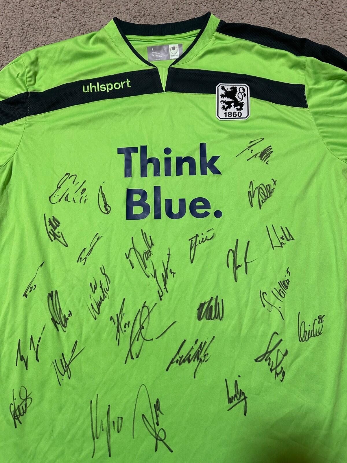 Other TSV 1860 München 2013-14 Third Kit STAHL #6 Player Issue Size US L / EU 52-54 / 3 - 4 Thumbnail