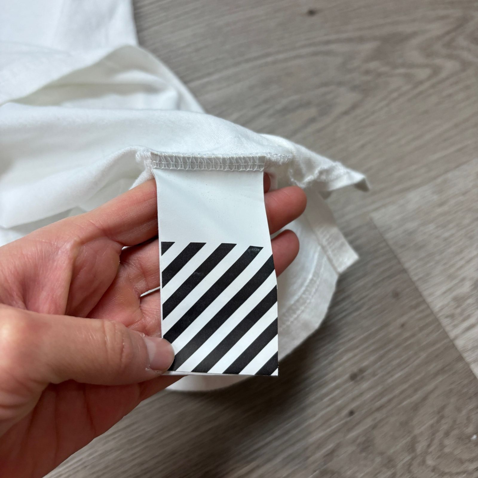Off-White × Virgil Abloh Off-White Split Arrow Mock Neck Long Sleeve Shirt Men's L Size US L / EU 52-54 / 3 - 9 Thumbnail