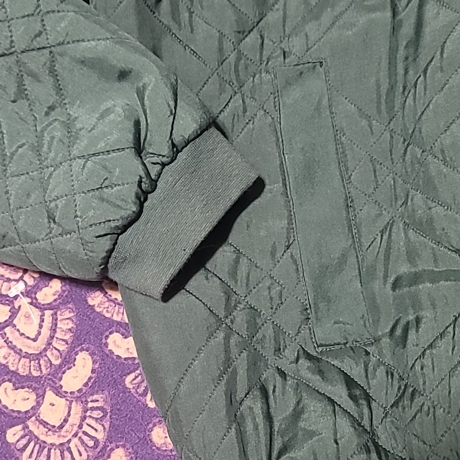 Robert Stock Rico y Suave Silk Quilted Bomber Jacket 90s-supreme Size L / US 10 / IT 46 - 3 Thumbnail