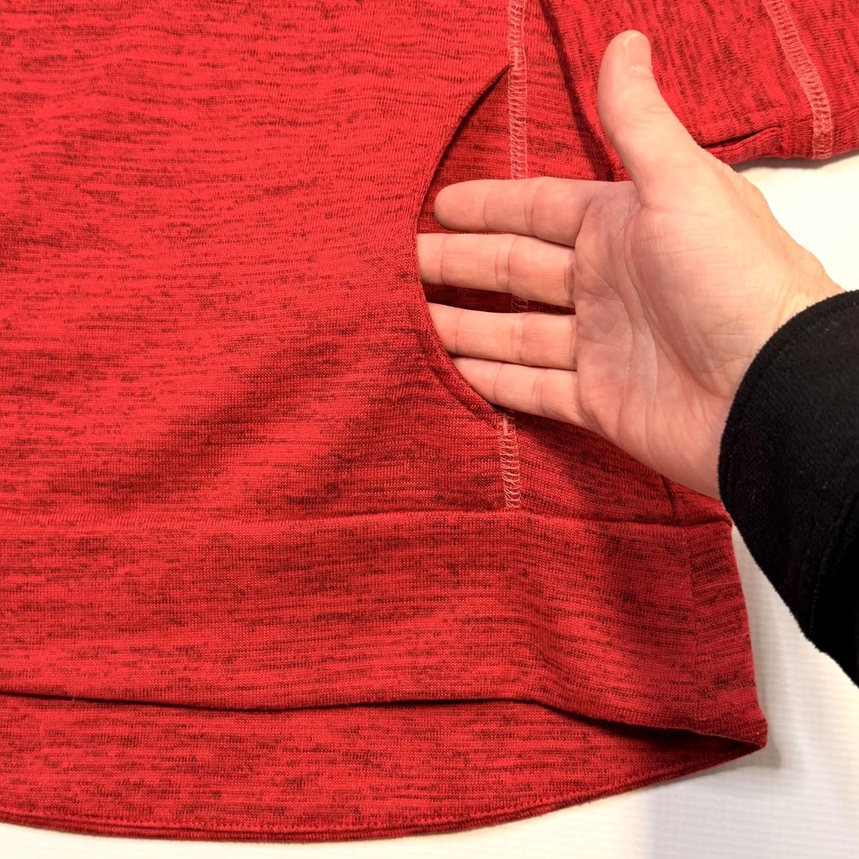 Vintage Kuhl Pullover Sweatshirt Womens Small Red Cowl Neck Thumbholes Pocket Hiking Size S / US 4 / IT 40 - 4 Thumbnail