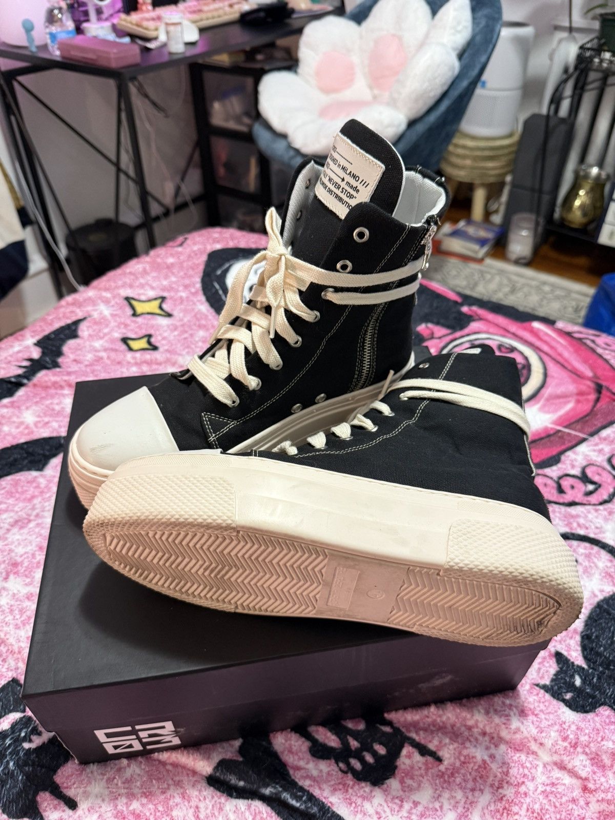 Other CRISTIAN ZEROTRE BLACK CANVAS SNEAKERS EU 41 Size US 11 / IT 41 - 1 Thumbnail