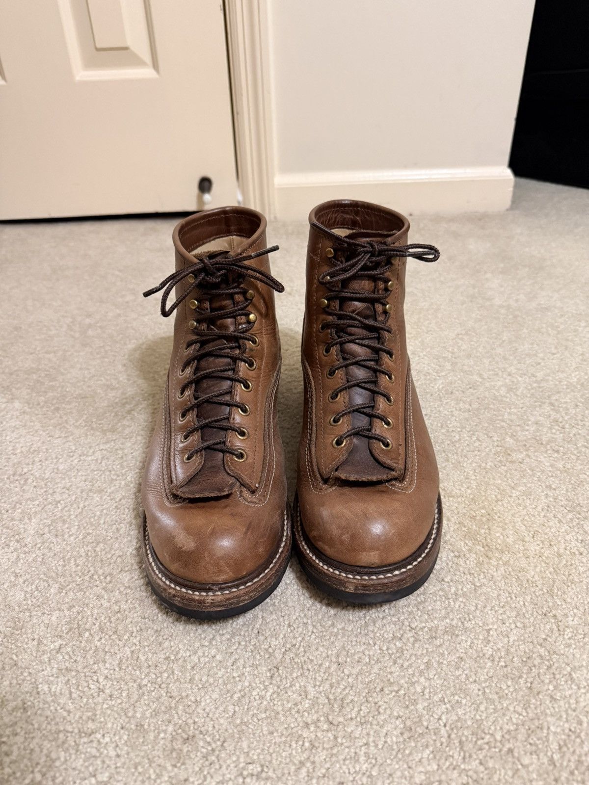 John Lofgren John Lofgren Natural CXL Donkey Puncher Boots Size US 8 / EU 41 - 3 Thumbnail
