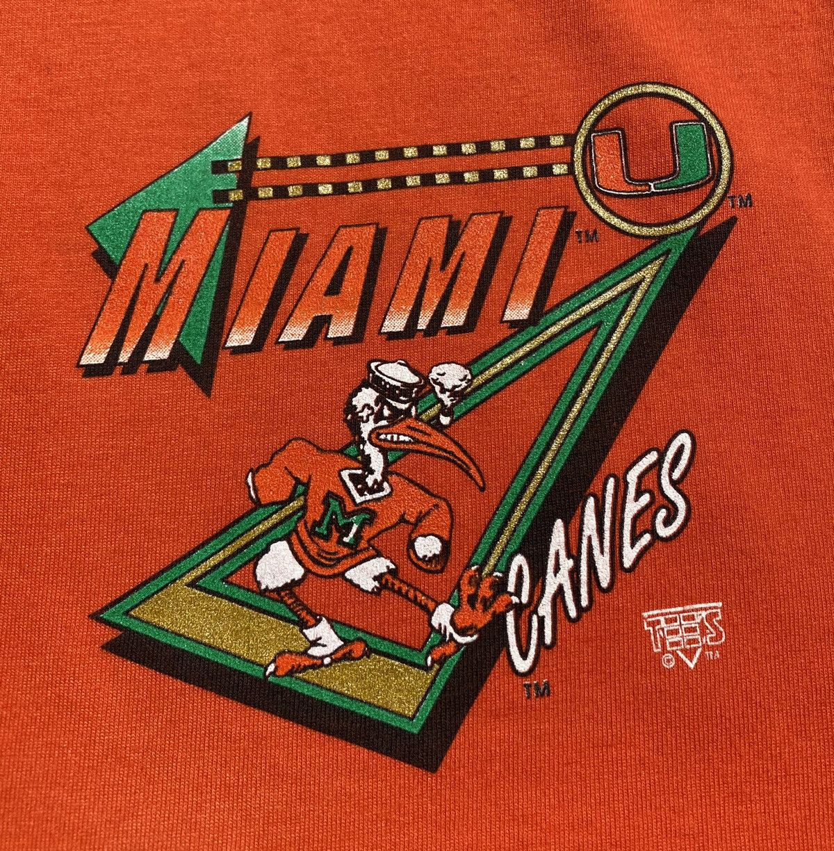 Other Vintage 90s Alore Miami Hurricanes Shorts Mens Small Size US 30 / EU 46 - 2 Thumbnail