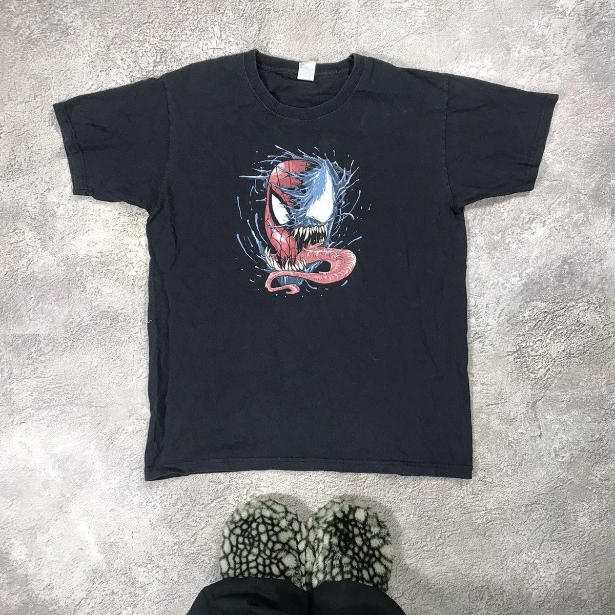 Vintage Vintage Y2K Venom Marvel Graphic Tee Streetwear Baggy Boxy M Size US M / EU 48-50 / 2 - 2 Thumbnail