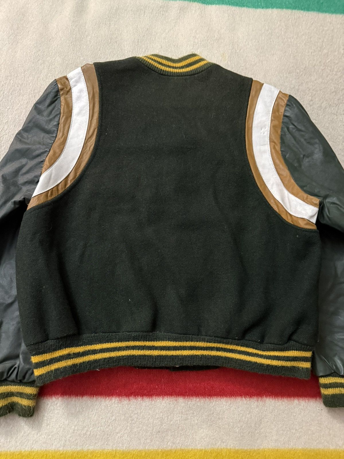 Vintage Vintage 60s 70s SL Teddy Varsity Jacket Small Saint Laurent Size US S / EU 44-46 / 1 - 3 Thumbnail