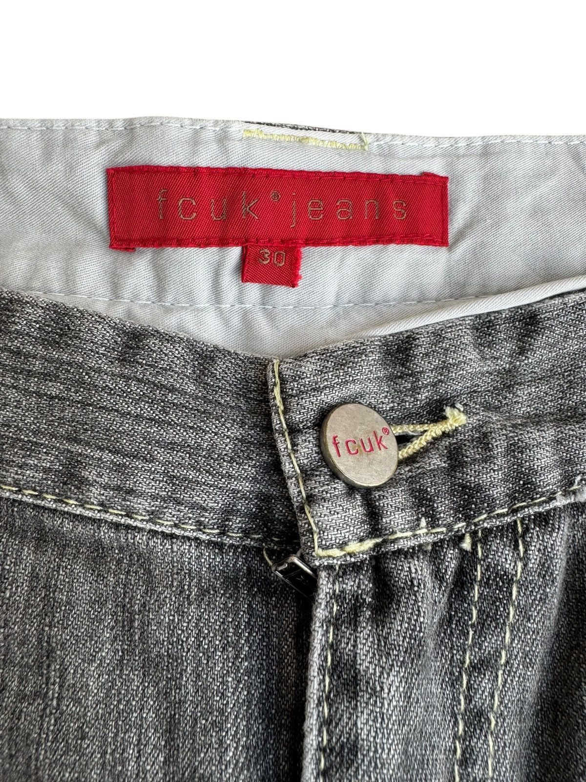If Six Was Nine × Japanese Brand × Le Grande Bleu (L.G.B.) 🔥Vintage Distressed Y2k Fcuk Jeans Flare Size US 31 - 12 Thumbnail