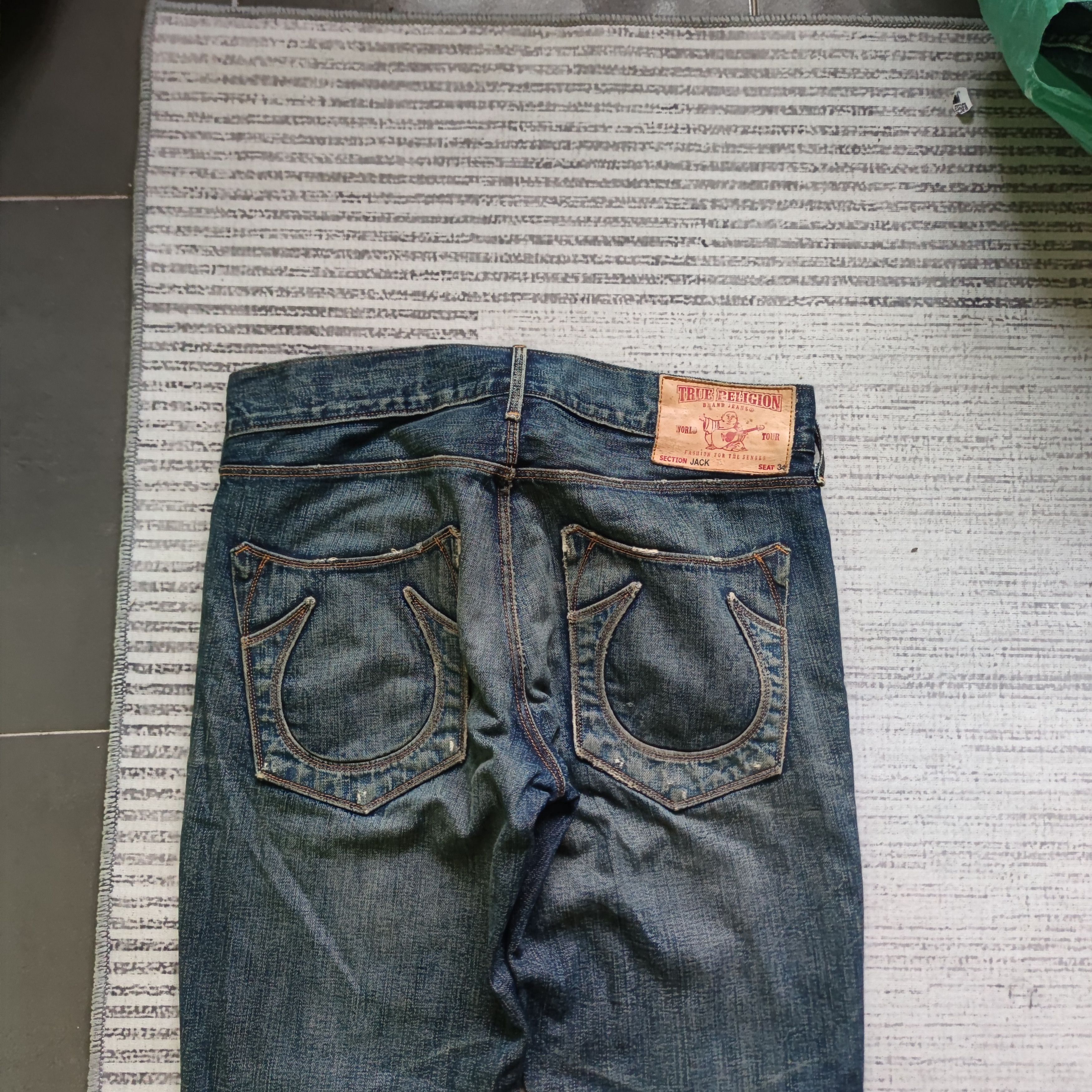 True Religion TRUE RELIGION Distressed Jean Made in USA Size US 34 / EU 50 - 13 Thumbnail