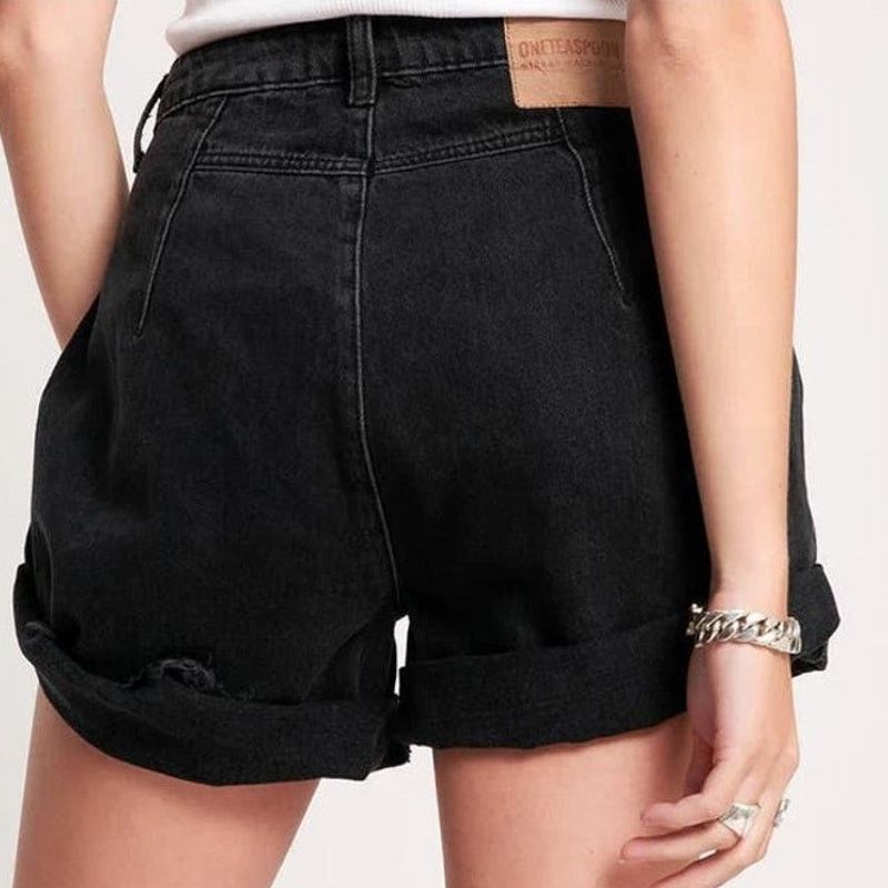 Free People New FREE PEOPLE OneTeaspoon Streetwalkers High-Waist Shorts Size 24" / US 00 / IT 34 - 10 Thumbnail