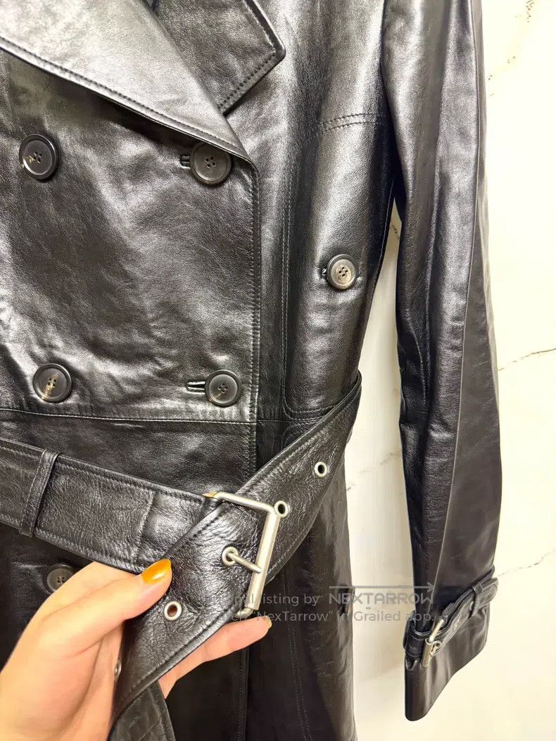 Dior Dior Black small bee sheepskin trench coat Size XS / US 0-2 / IT 36-38 - 4 Thumbnail