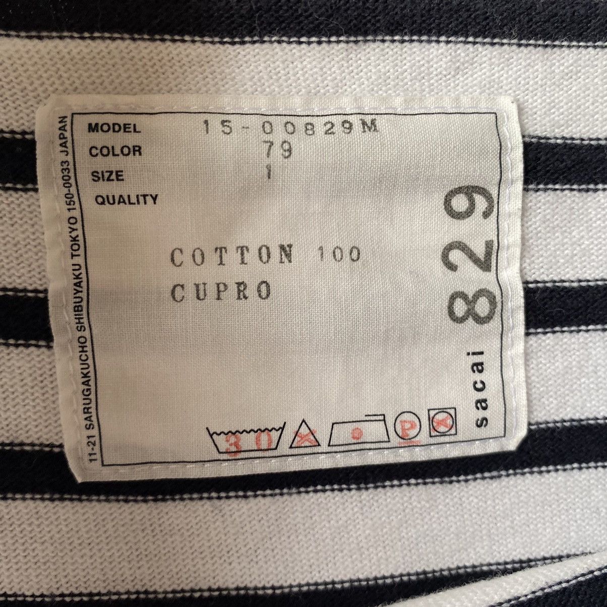 Sacai 2015 Pocket Switch Border Cut And Sew Size US S / EU 44-46 / 1 - 7 Thumbnail