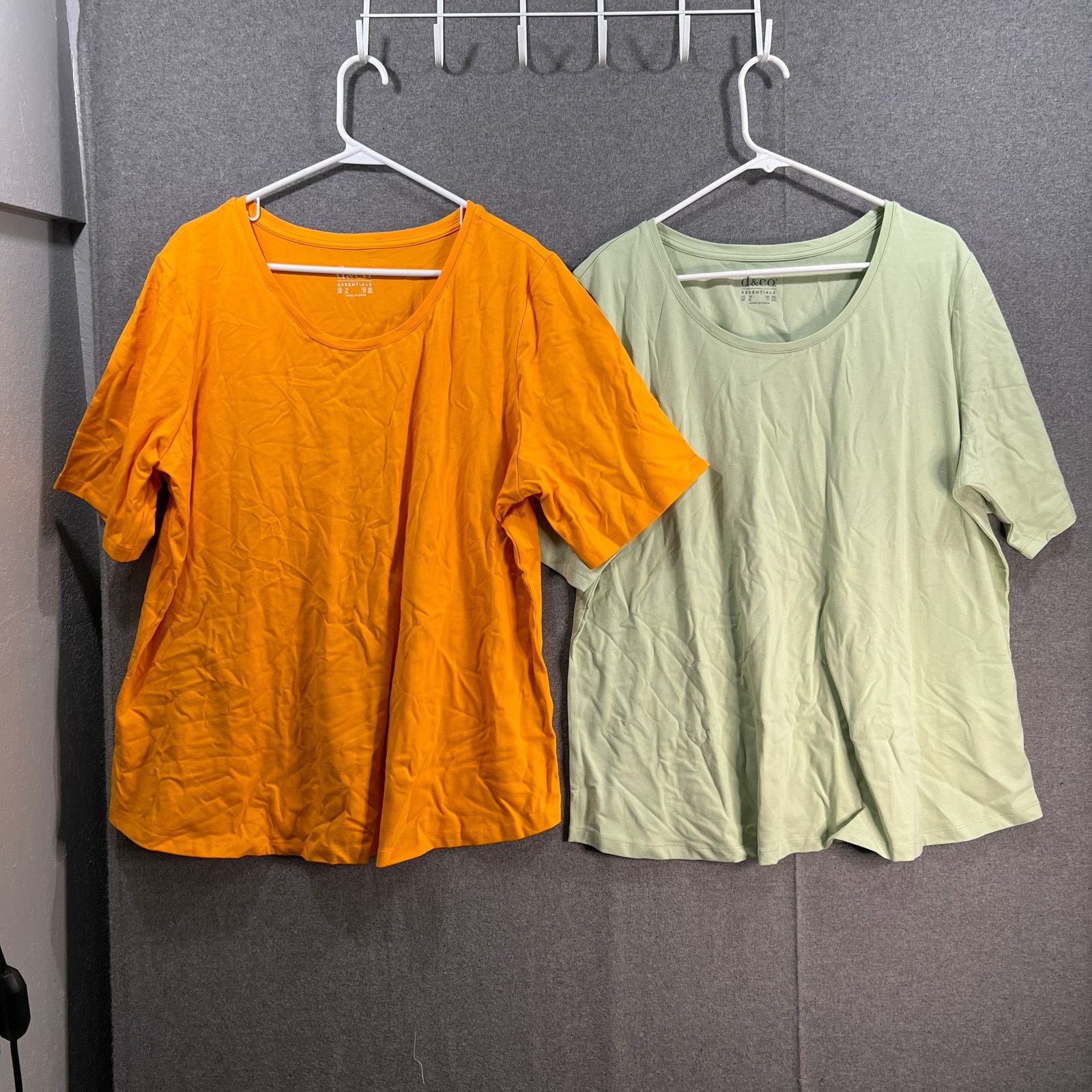 Other Denim & Co. Essentials Set of Two Elbow Sleeve Knit Tops Size XL / US 12-14 / IT 48-50 - 1 Thumbnail