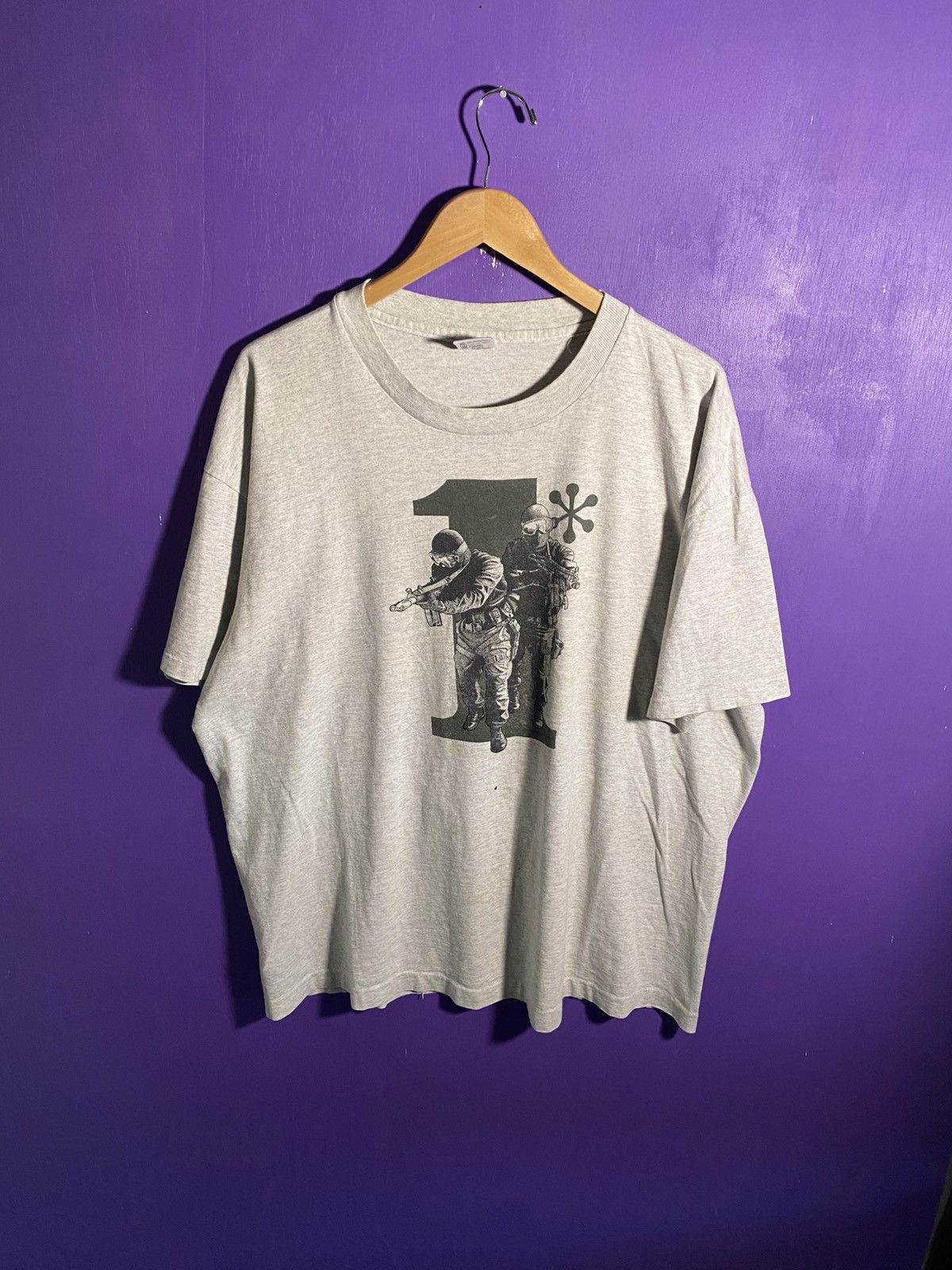 Other Vintage 90s Special ops military t-shirt Size US XXL / EU 58 / 5 - 1 Thumbnail