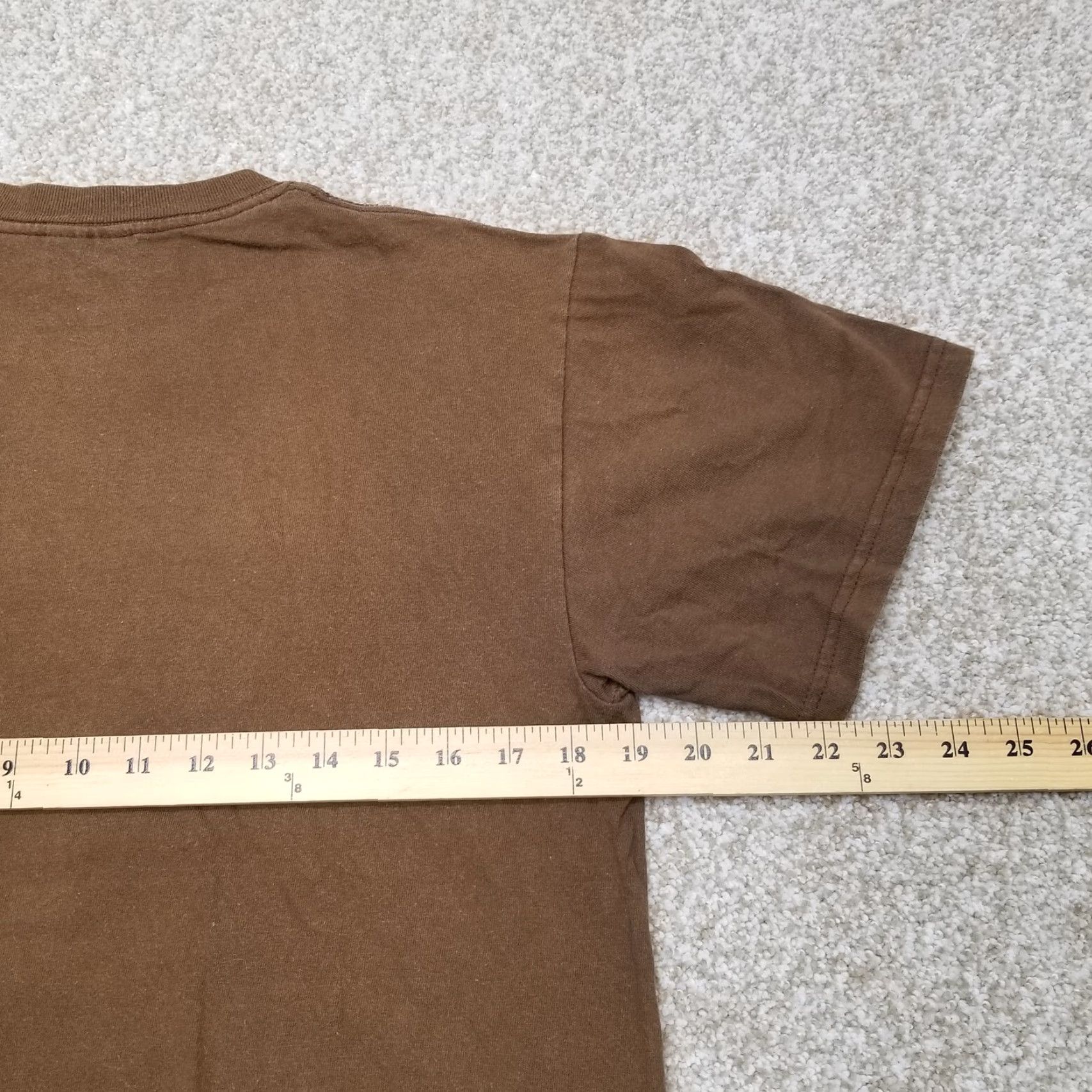 Vintage O & M Aztec Tribal Shirt Mens L Brown Crewneck Embroidered Artist Signed T-Shirt Cotton Jersey Embroidered Logo Casual Short Sleeve Vintage? Size US L / EU 52-54 / 3 - 8 Thumbnail