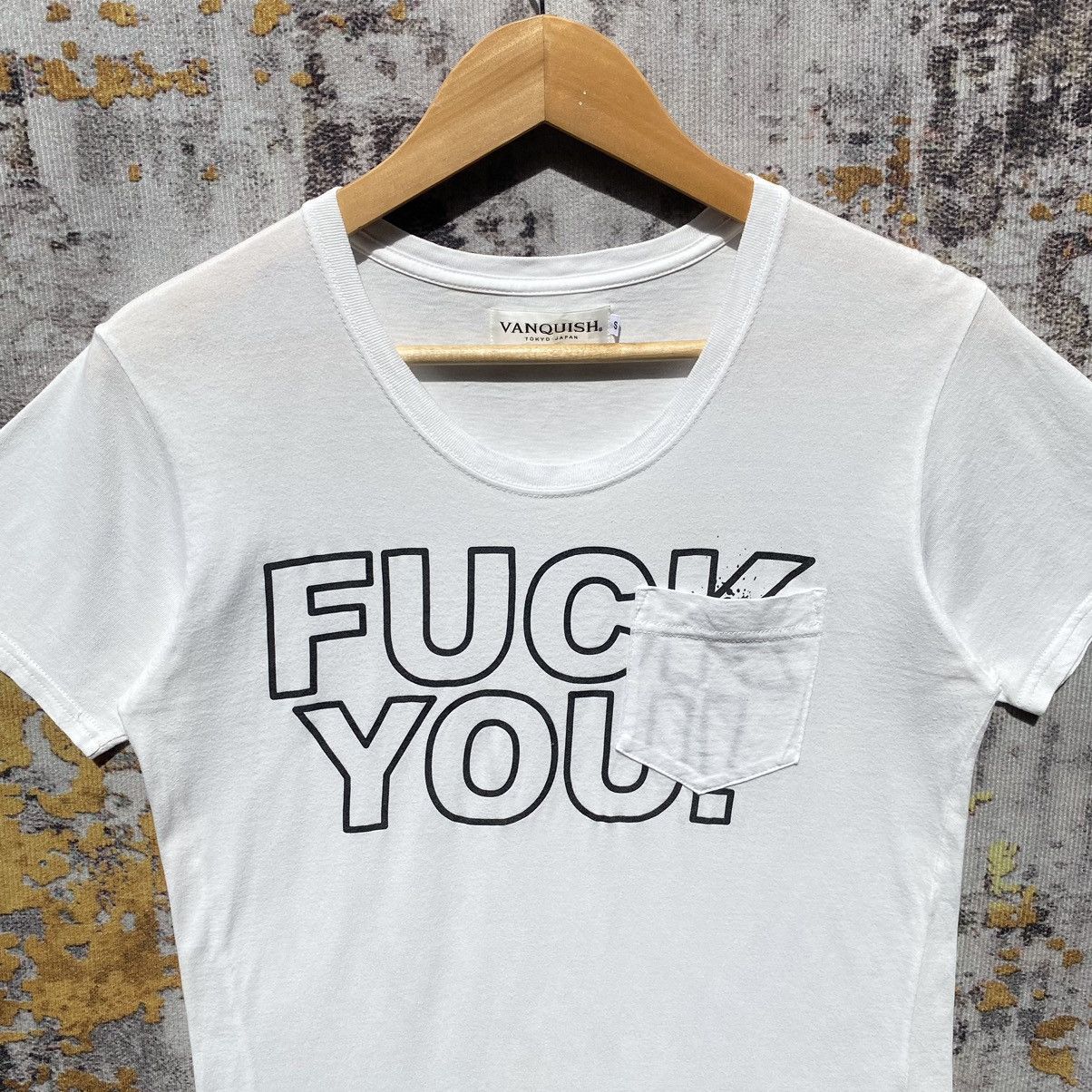 Japanese Brand × Vanquish Vanquish Tokyo Japan Pocket Shirt Spellout FUCK YOU Vanquish Size US S / EU 44-46 / 1 - 4 Thumbnail