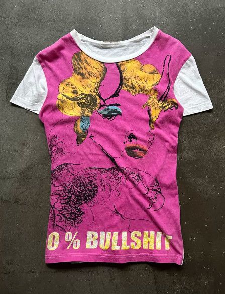 John Galliano John Galliano Marilyn Monroe Parody Slogan T-Shirt Size L / US 10 / IT 46 - 1 Thumbnail