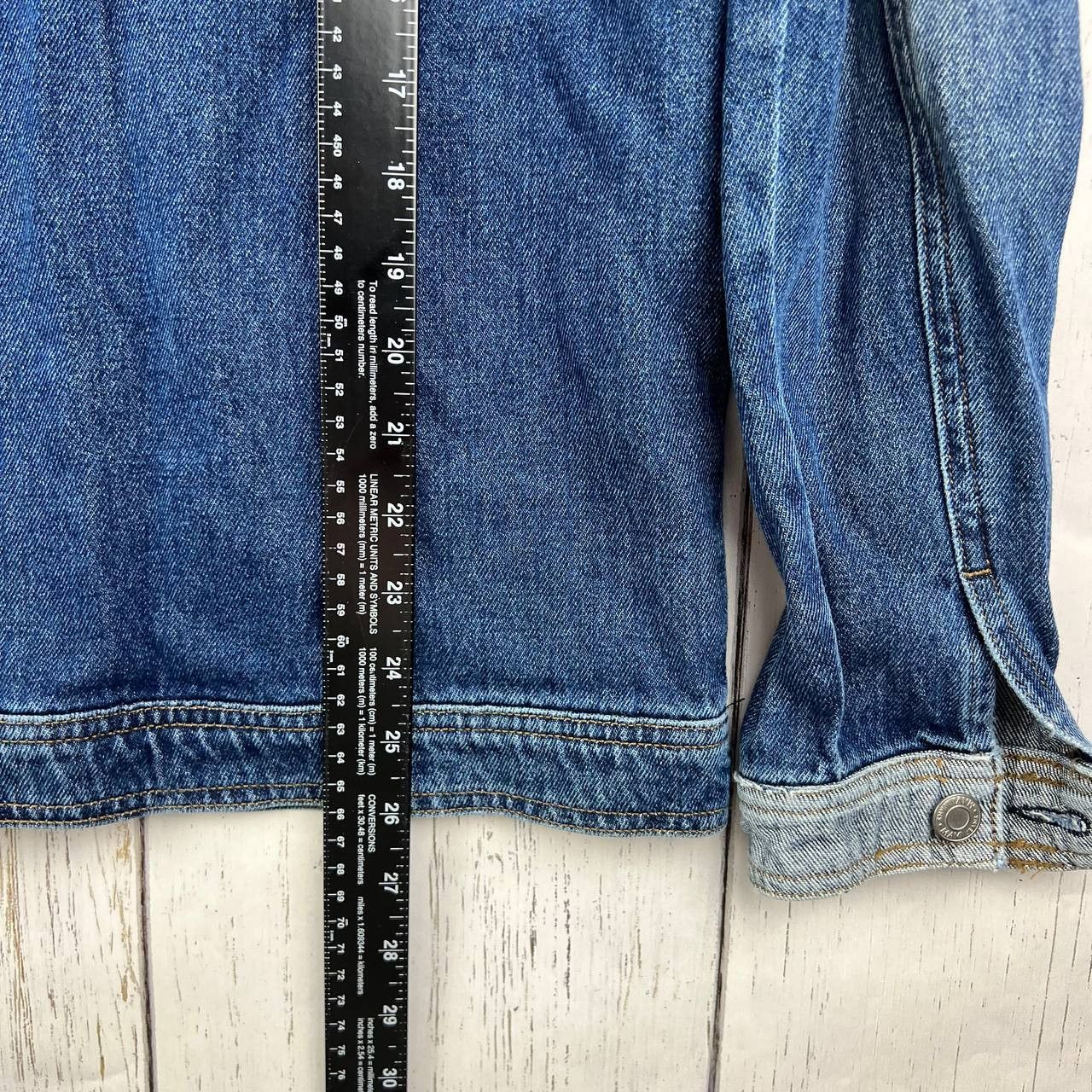 Mavi Mavi Small Classic Fit Stretchable Distressed Denim Jacket Size S / US 4 / IT 40 - 6 Thumbnail