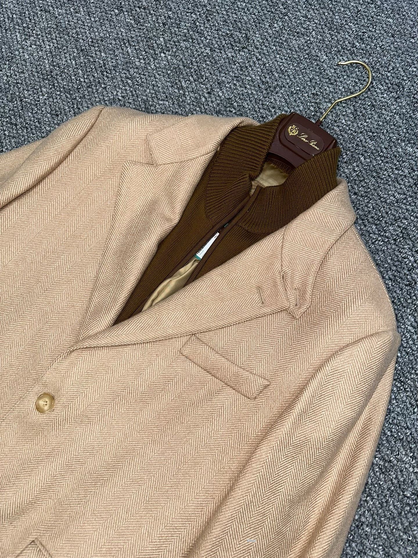 Loro Piana Loro Piana Baby Camel Blazer W/ Detachable Sweater Size US XXL / EU 58 / 5 - 2 Thumbnail