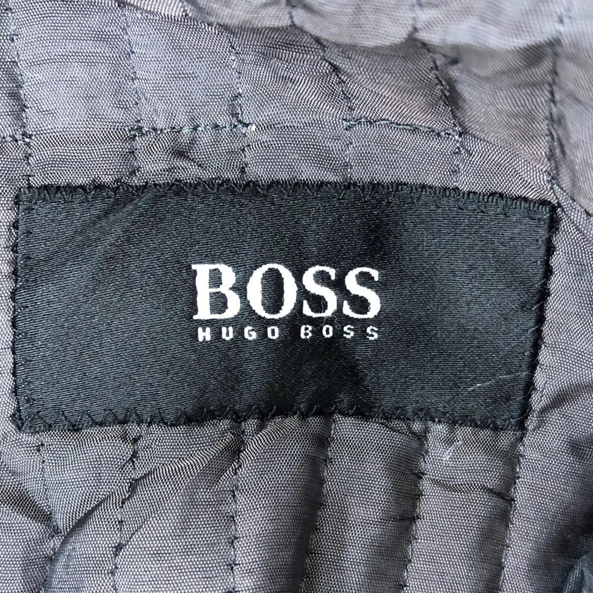 Hugo Boss Vtg HUGO BOSS Made In Italy Black Collection Trench Coat Size US XXL / EU 58 / 5 - 2 Thumbnail