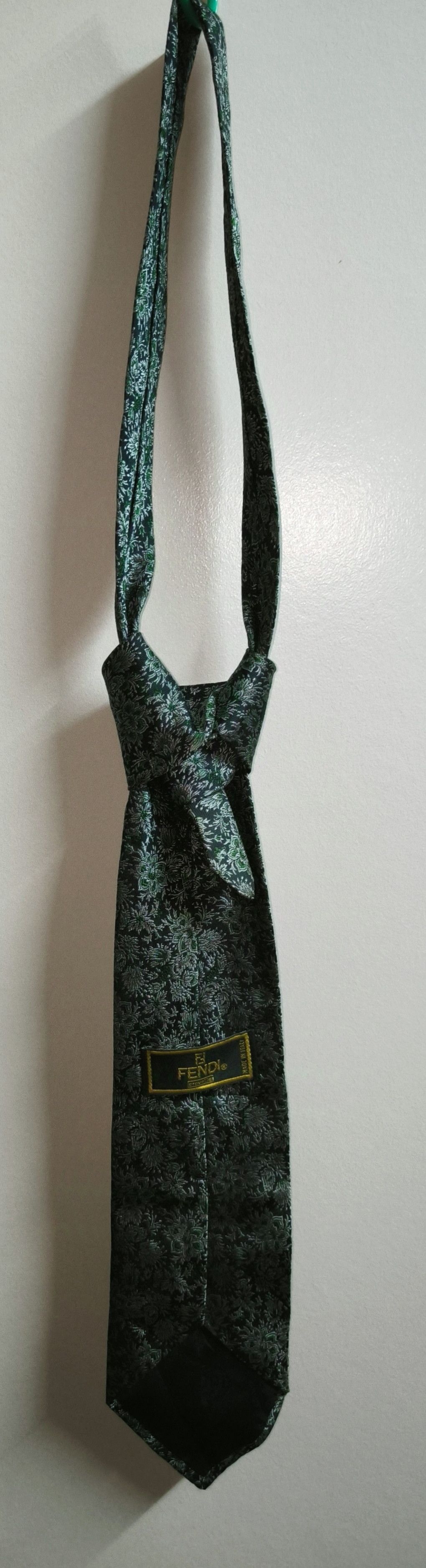 Fendi Green Necktie Size ONE SIZE - 6 Thumbnail