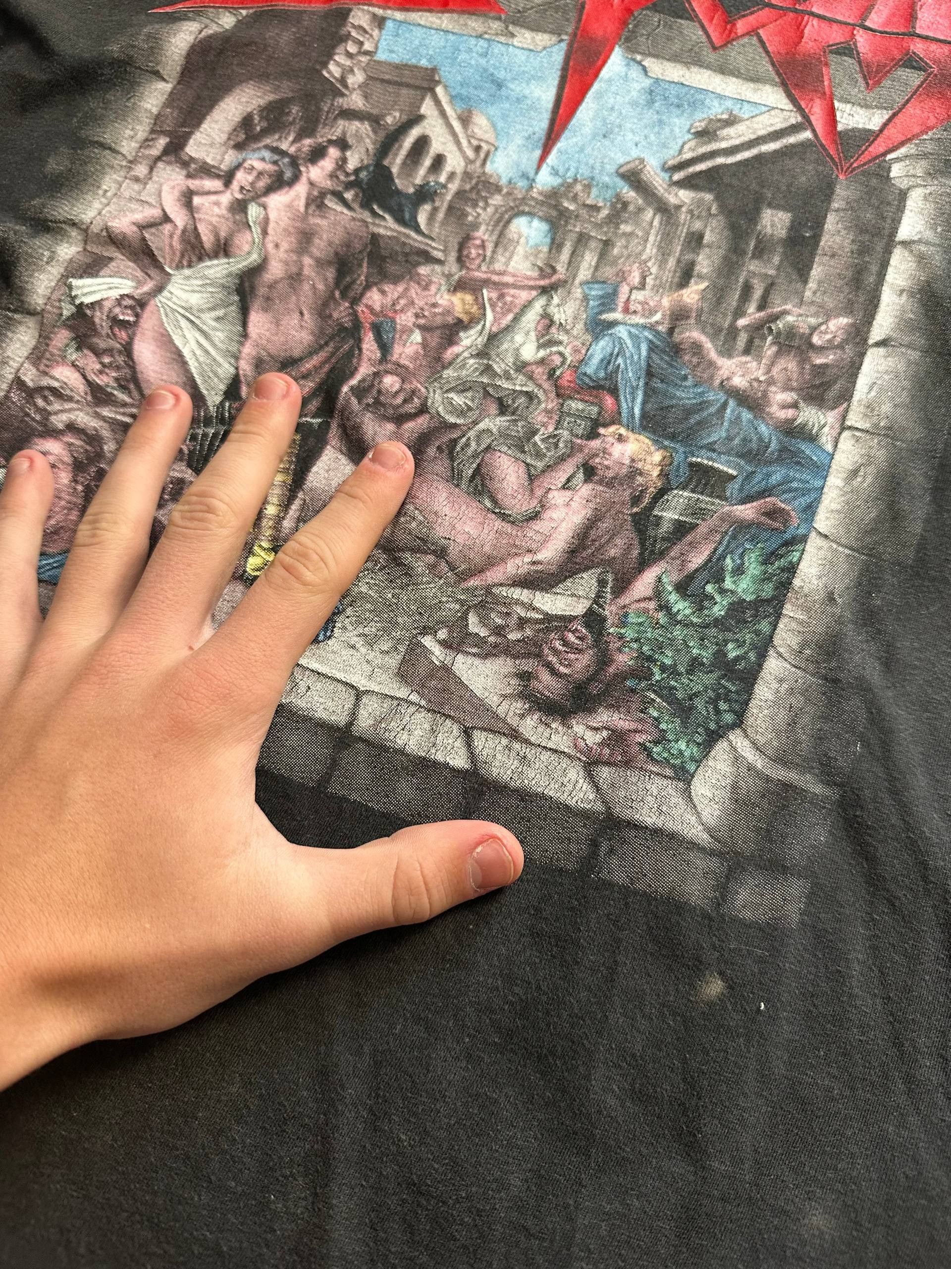 Other Band Tees × Vintage — SODOM 80s T-Shirt Size US XL / EU 56 / 4 - 4 Thumbnail